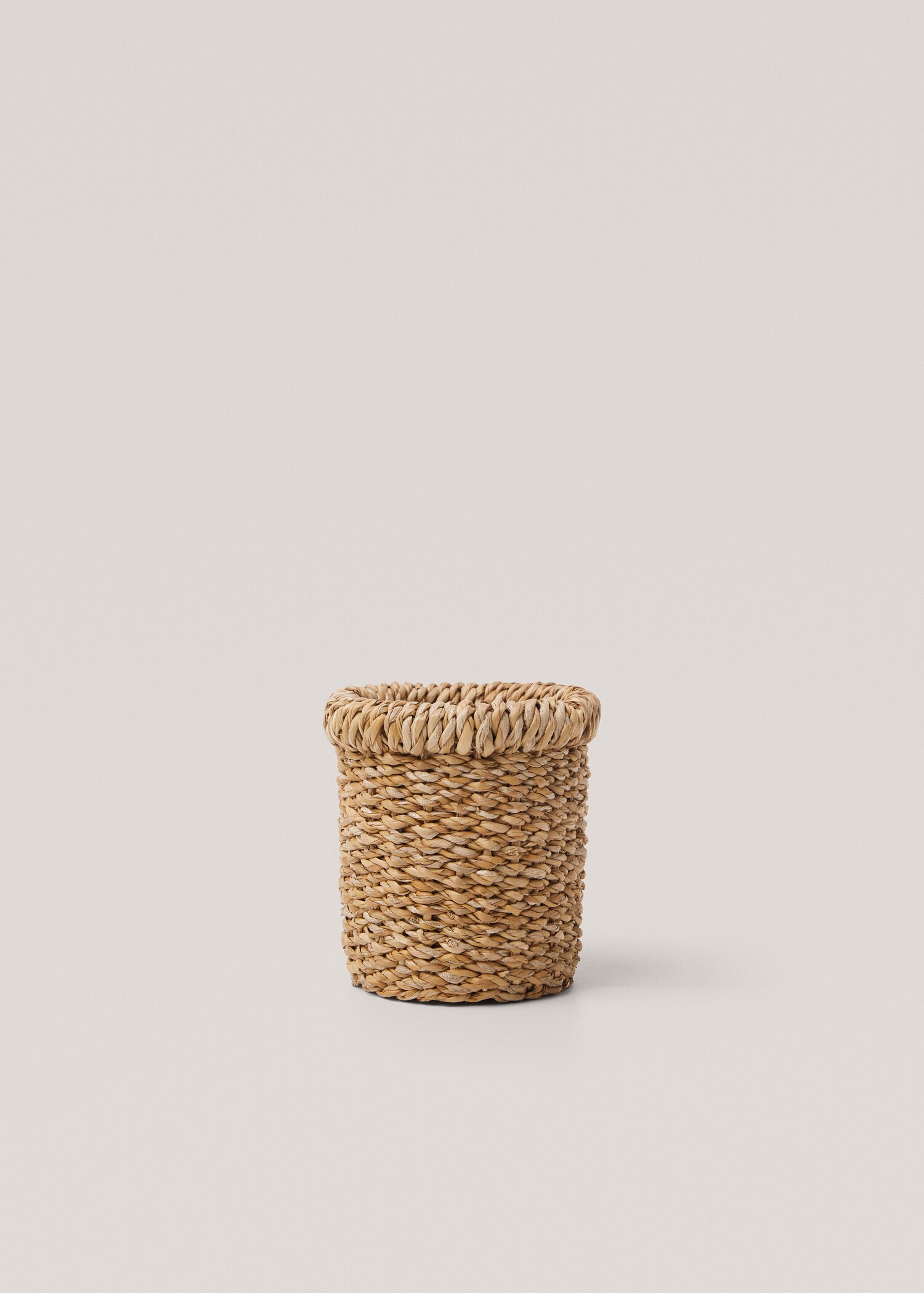 Cesta cilíndrica fibras naturales - Artículo sin modelo