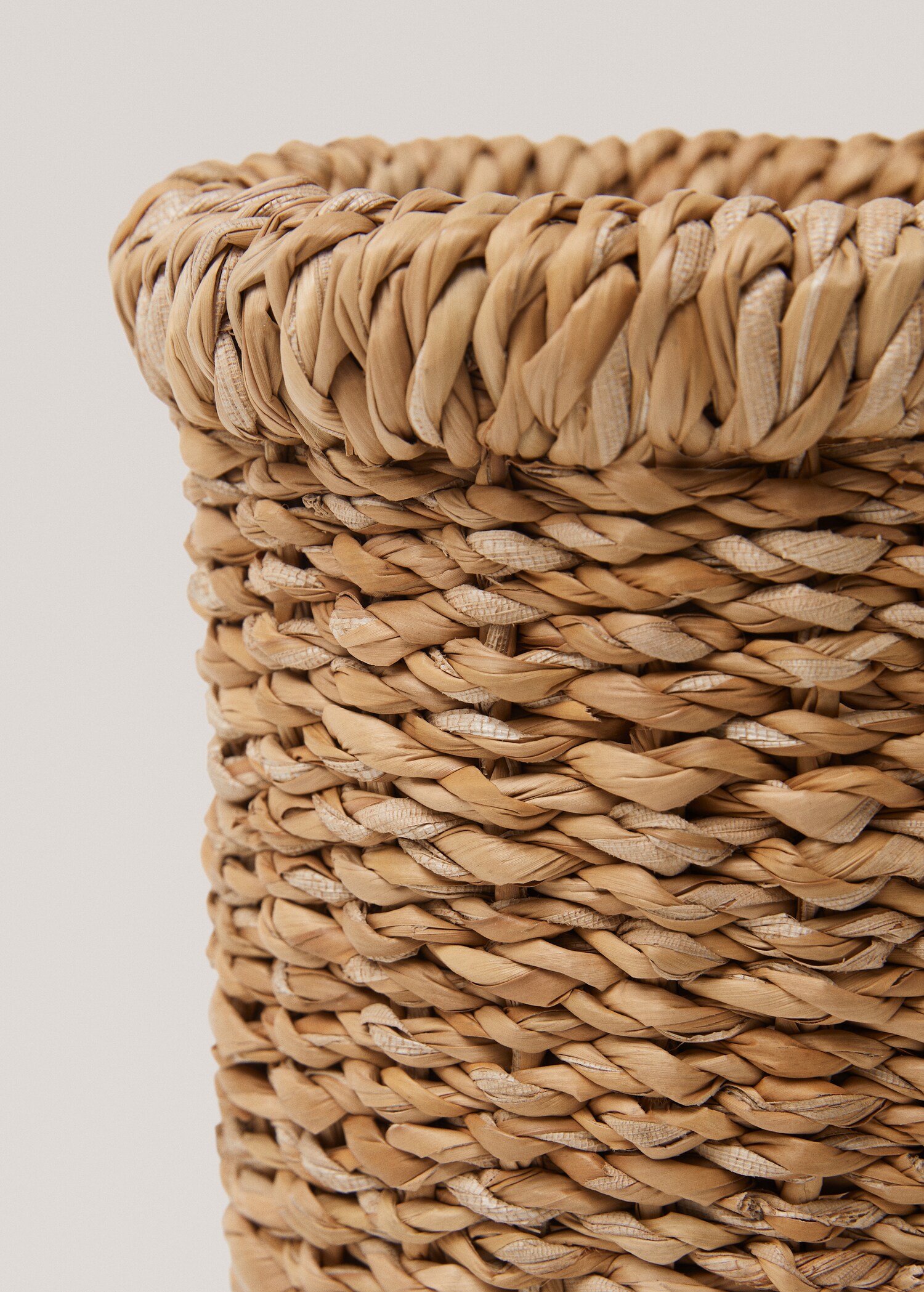Cesta cilíndrica fibras naturales - Detalle del artículo 2