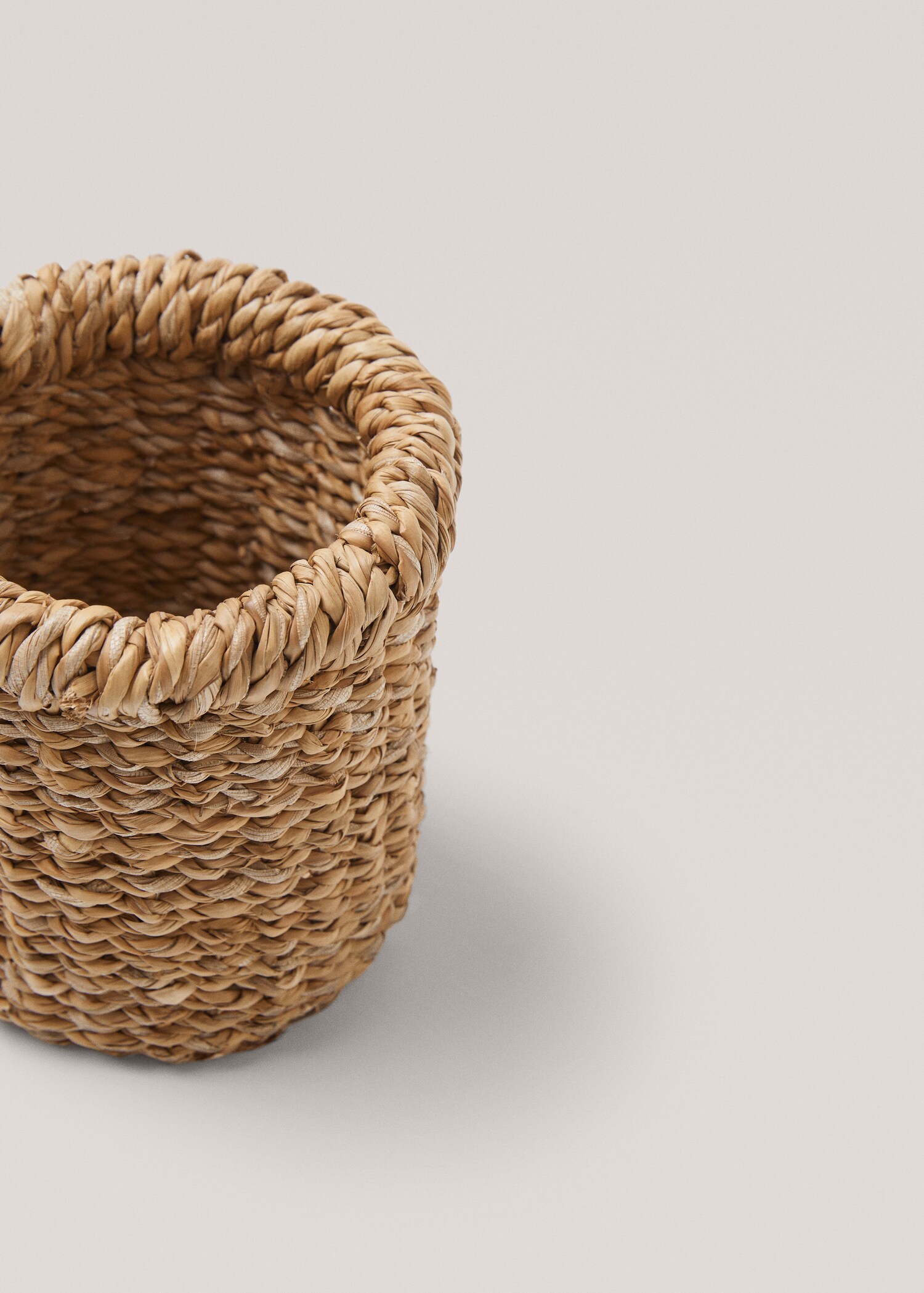 Cesta cilíndrica fibras naturales - Detalle del artículo 3