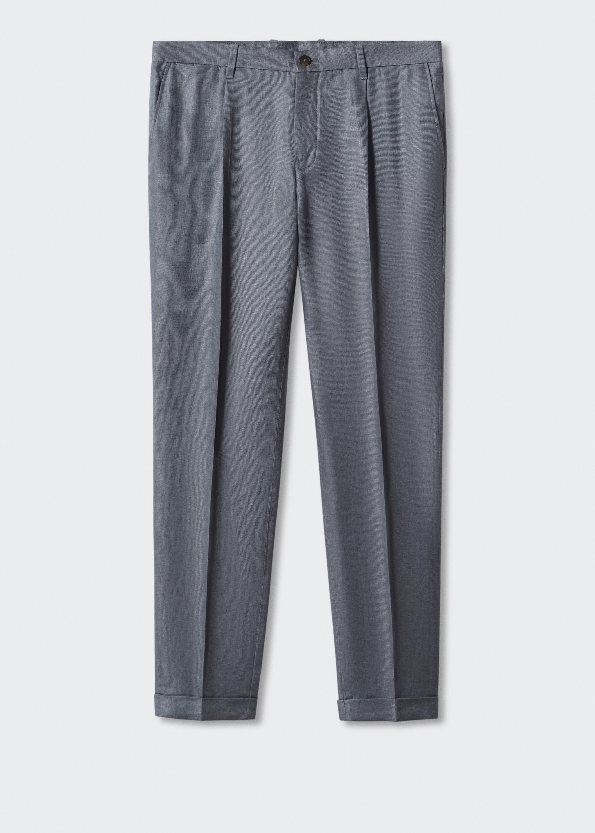 100% linen regular-fit pants - Article without model