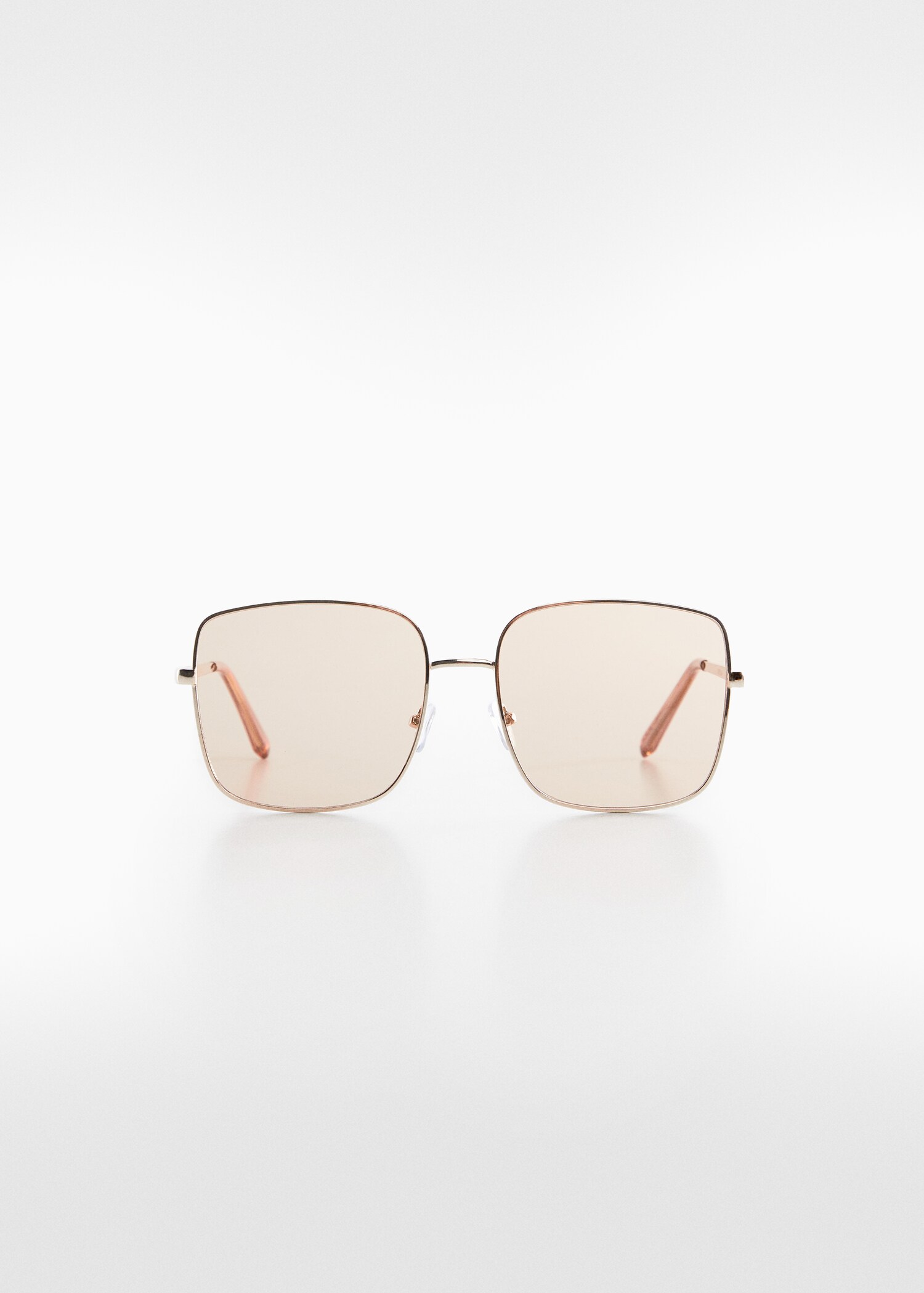 Square metallic frame sunglasses - Article without model