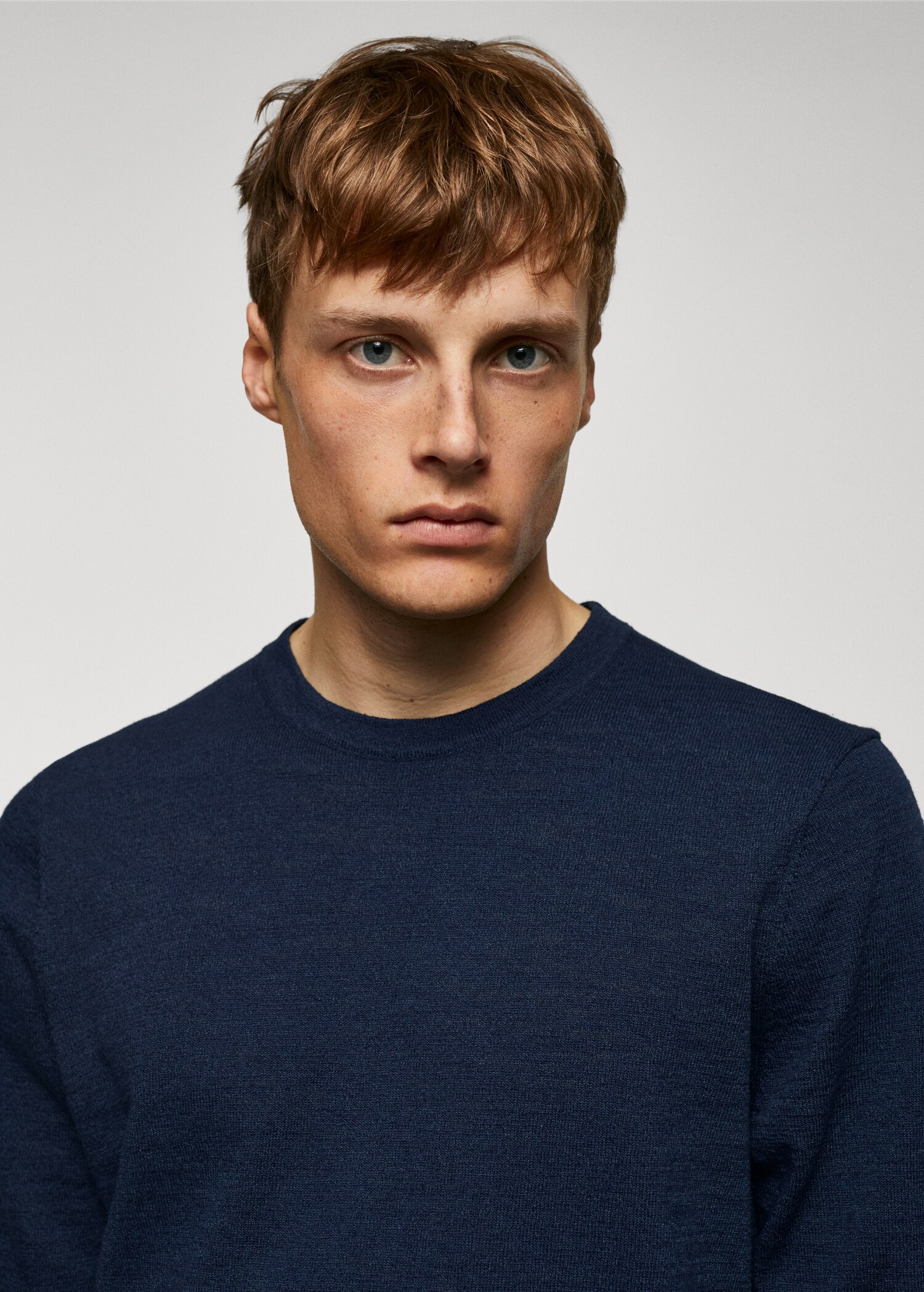 Cotton fine-knit t-shirt - Details of the article 1
