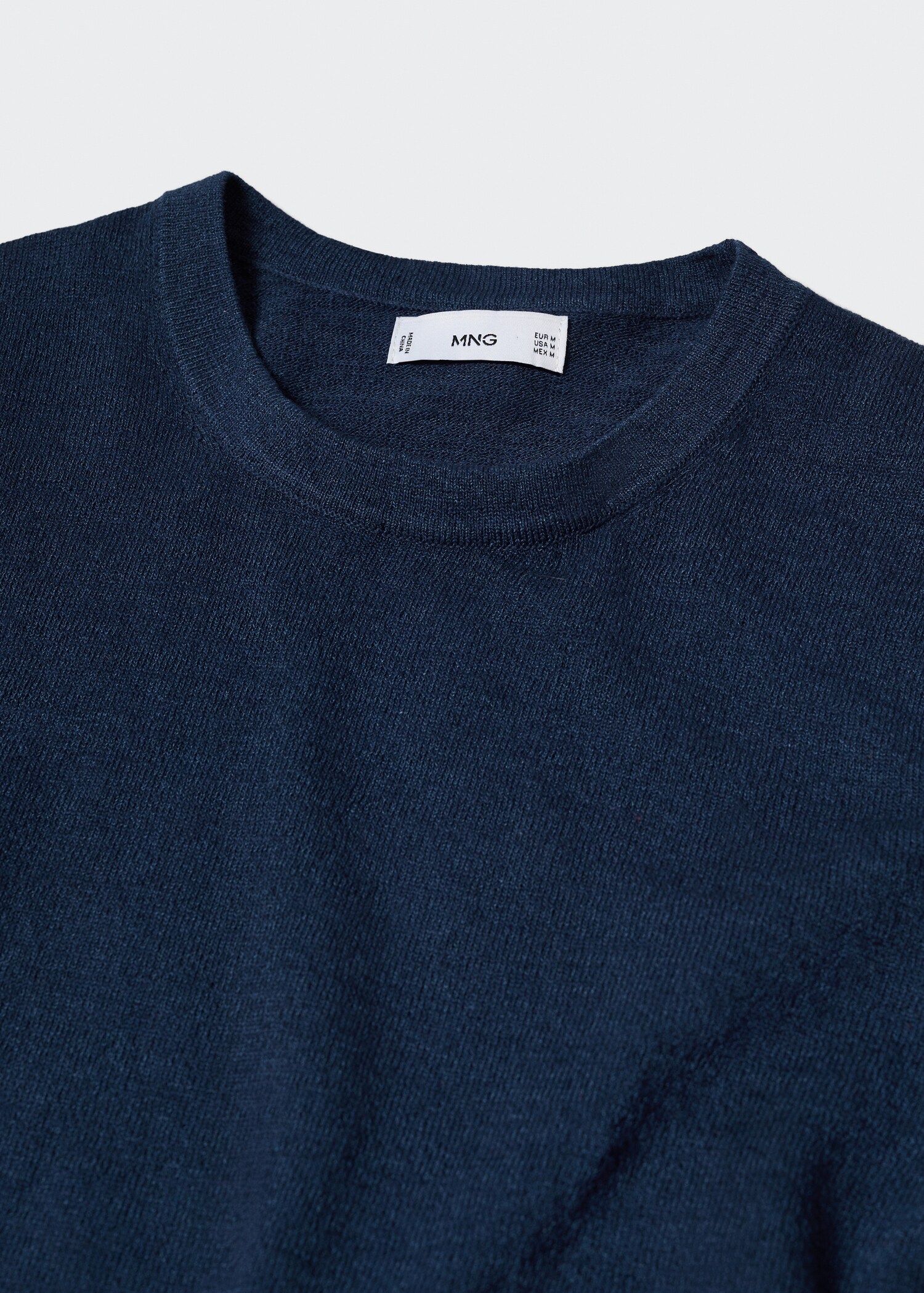 Cotton fine-knit t-shirt - Details of the article 8