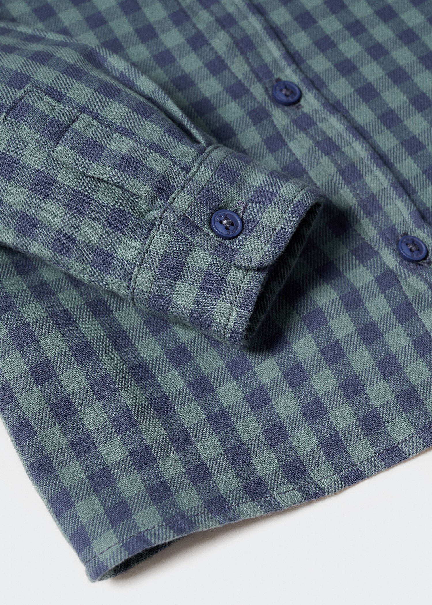 Check cotton shirt - Details of the article 0