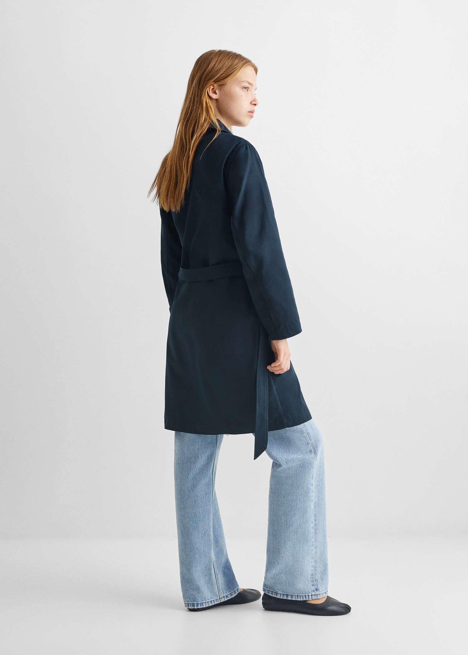 Trench classique ceinture - Verso de l’article