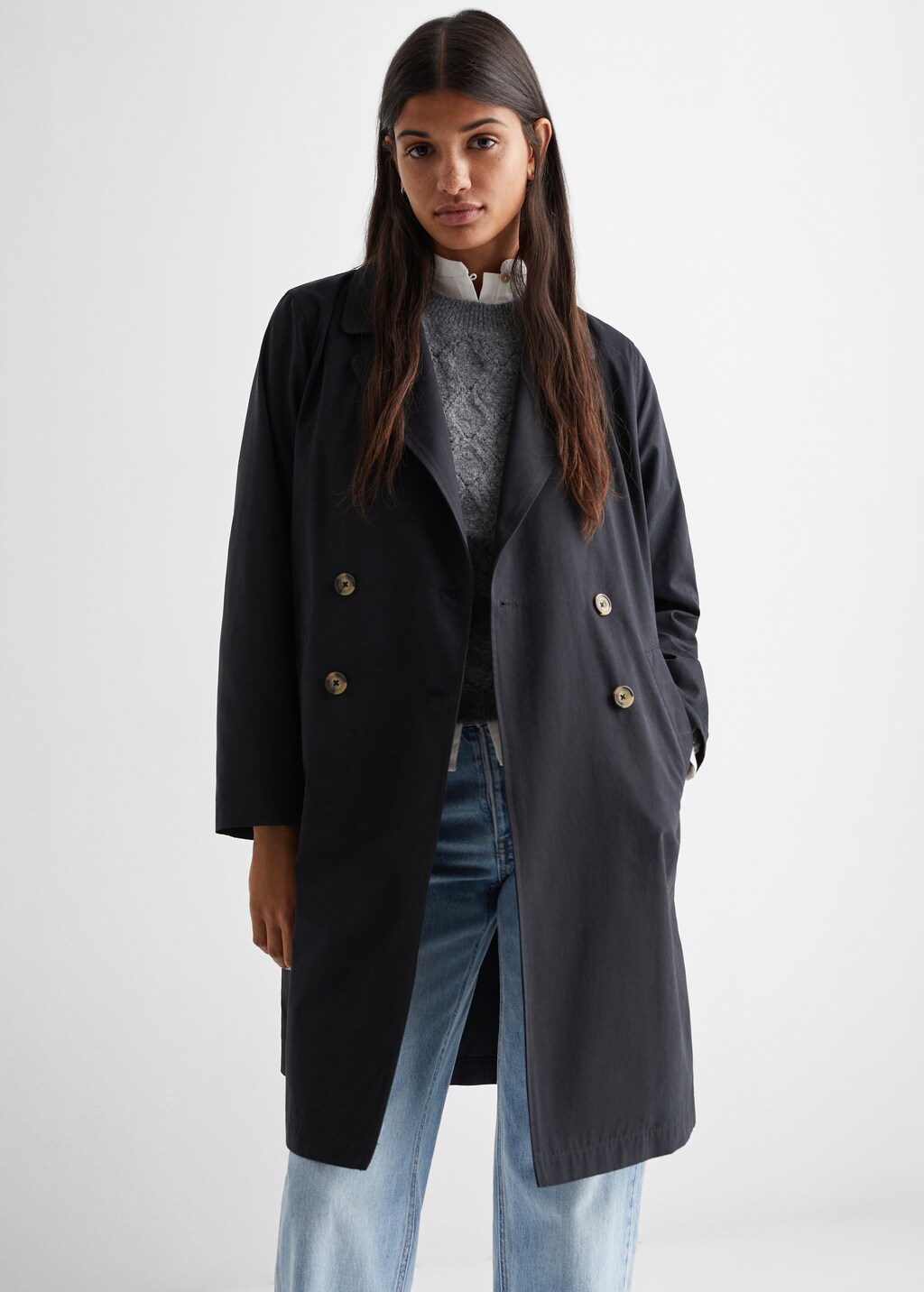 Classic trench coat with belt Teen MNG Australia
