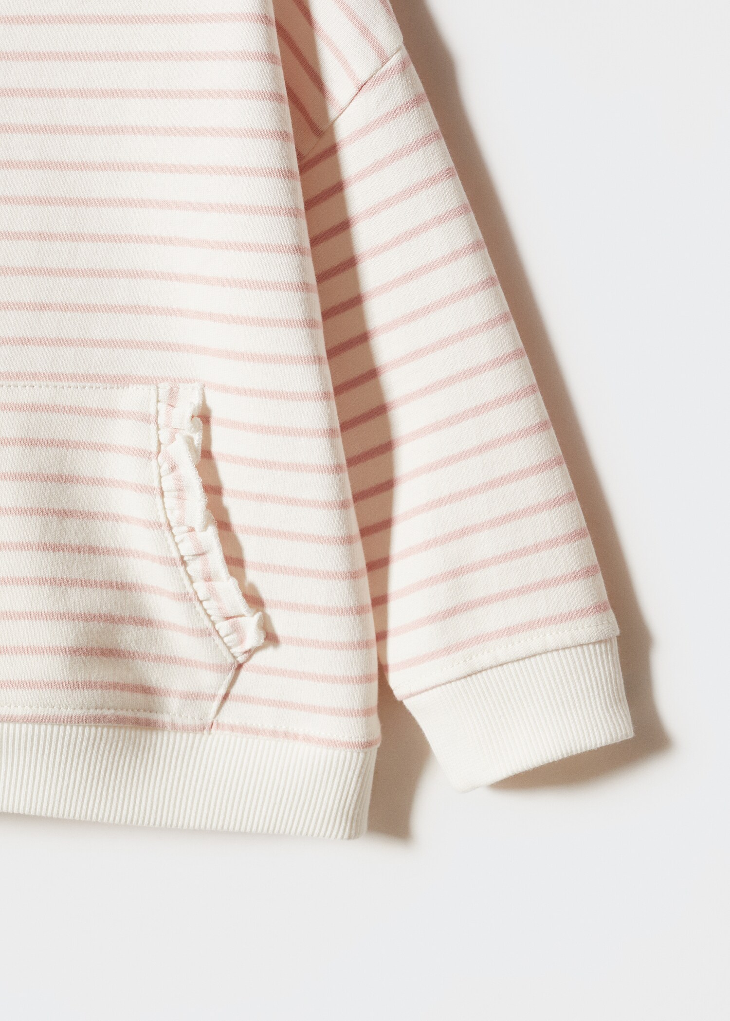 Striped cotton-blend sweatshirt - Details of the article 0