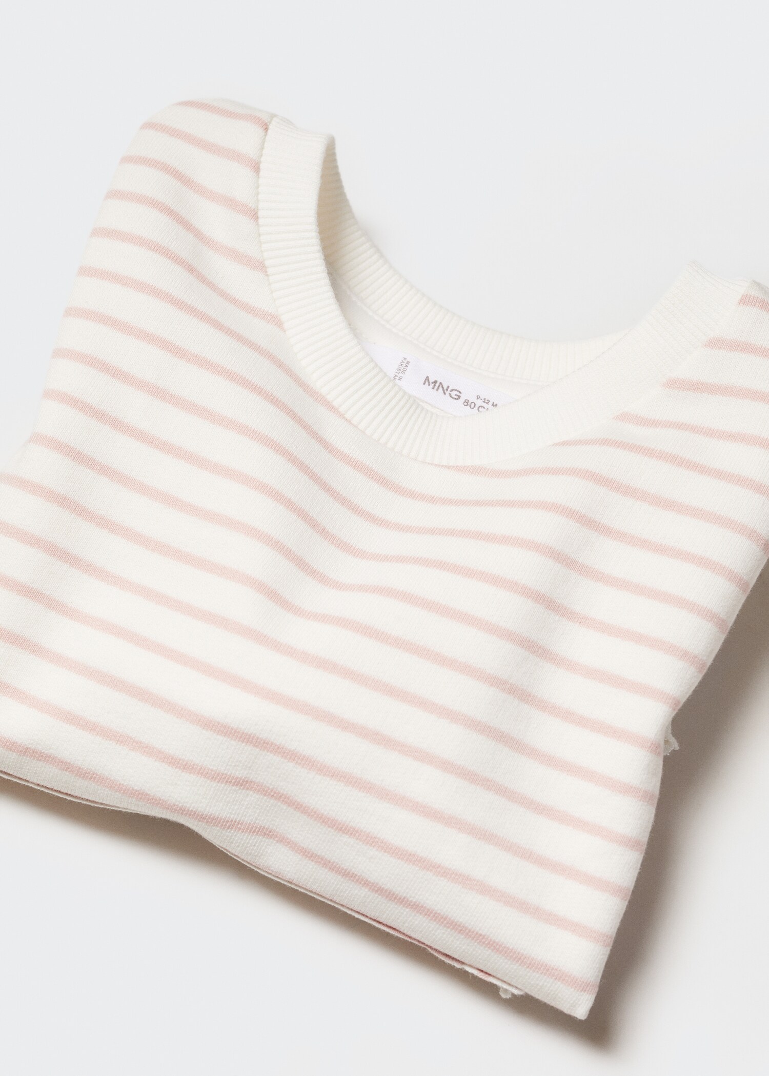 Striped cotton-blend sweatshirt - Details of the article 8