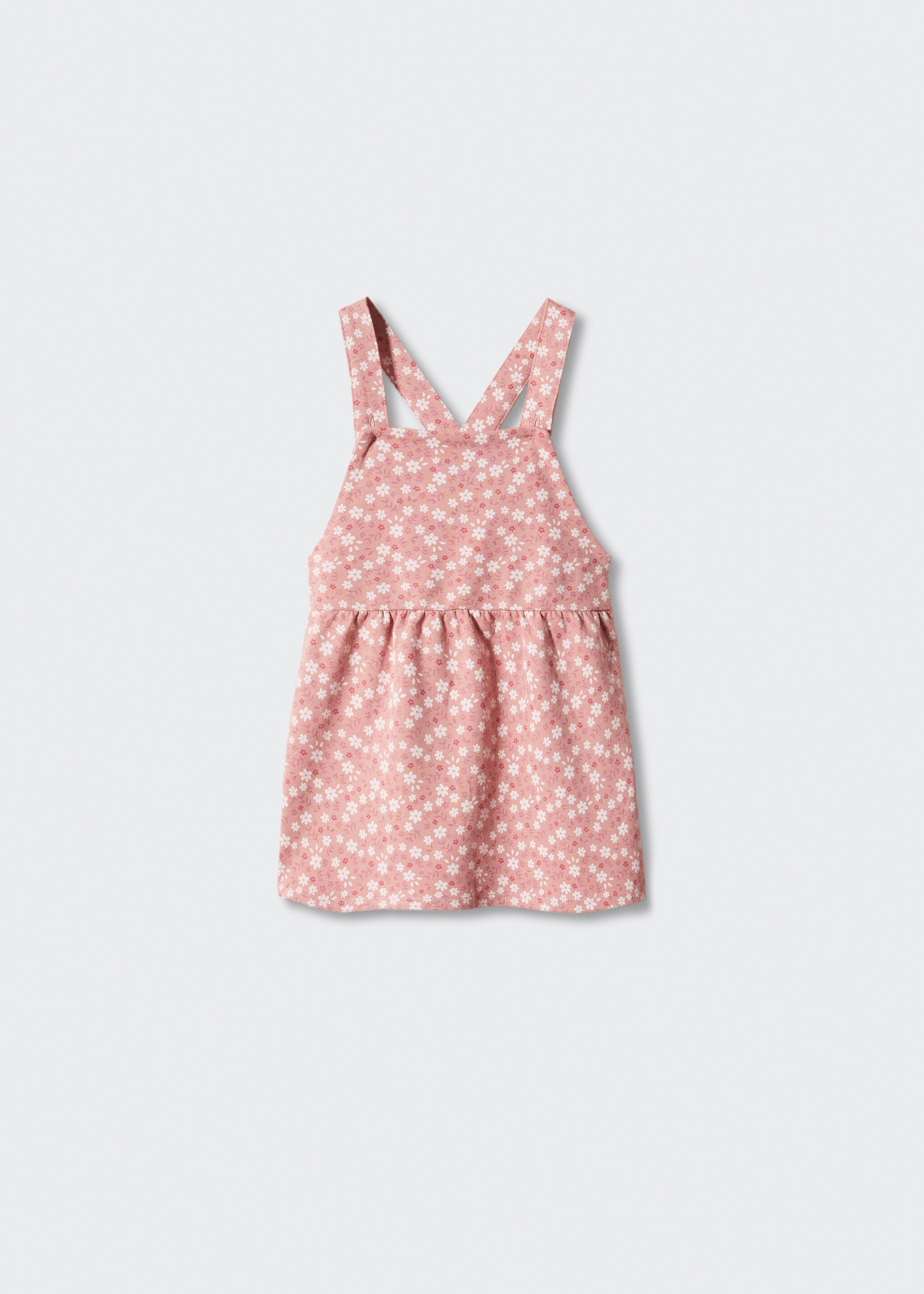 Floral cotton pinafore dress - Article without model