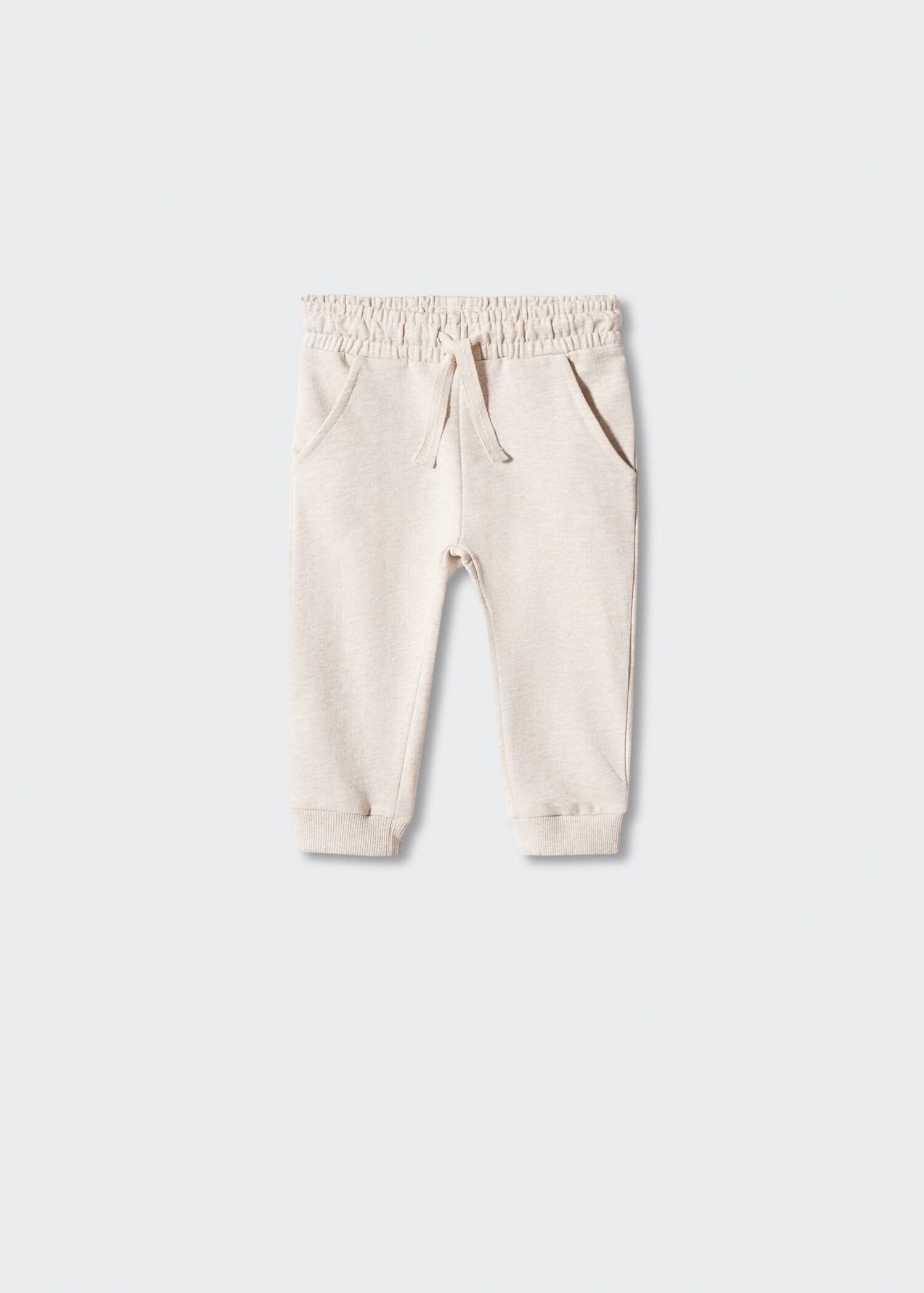 Cotton jogger-style trousers - Article without model