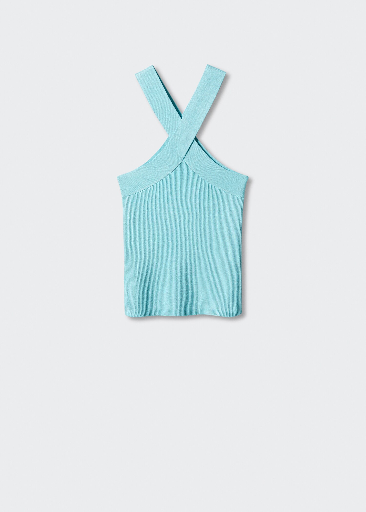 Halter-neck knitted top - Article without model