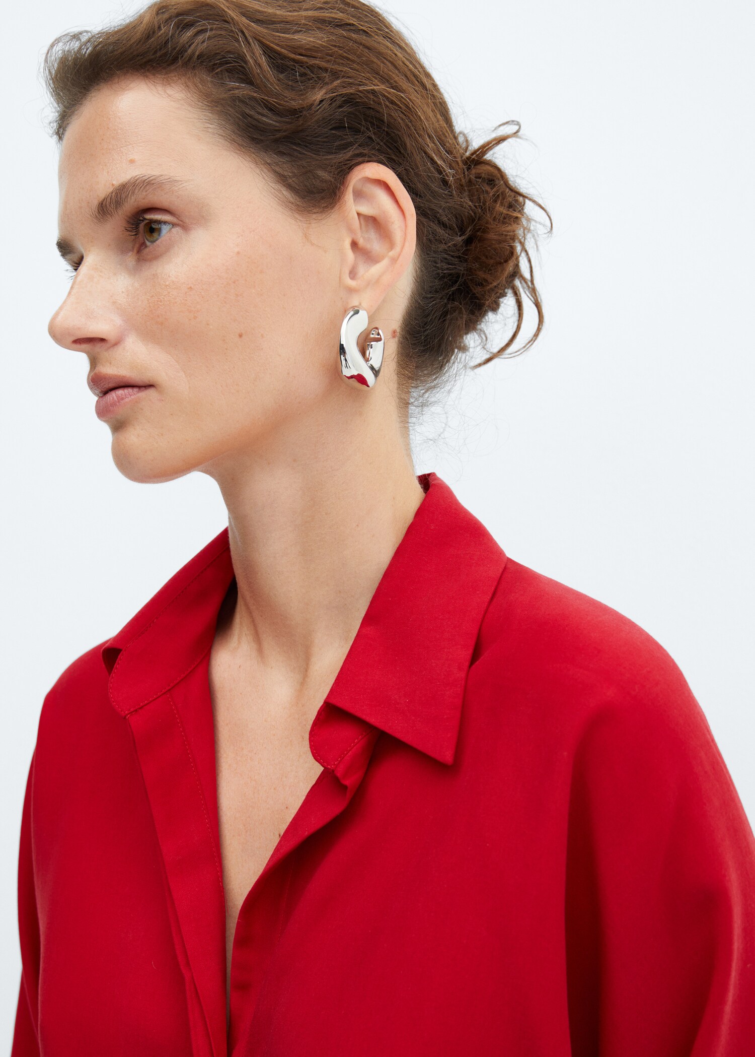 Lyocell fluid shirt - Details of the article 1