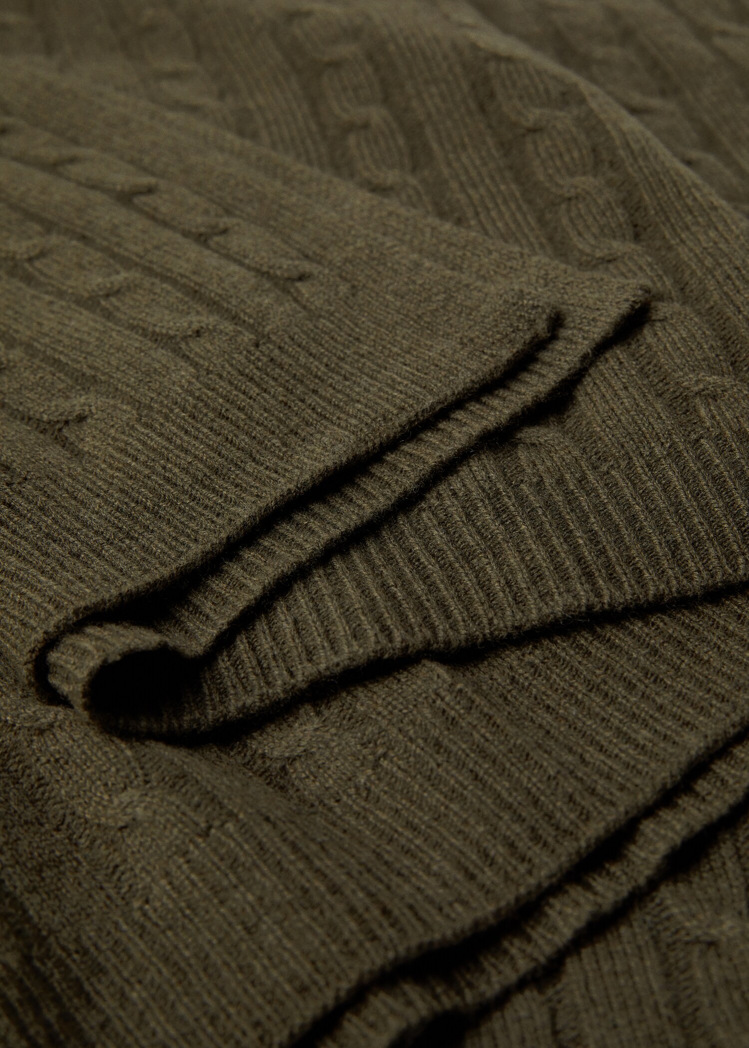 Braided knit wool blanket 130x180cm - Детальніше про товар 2