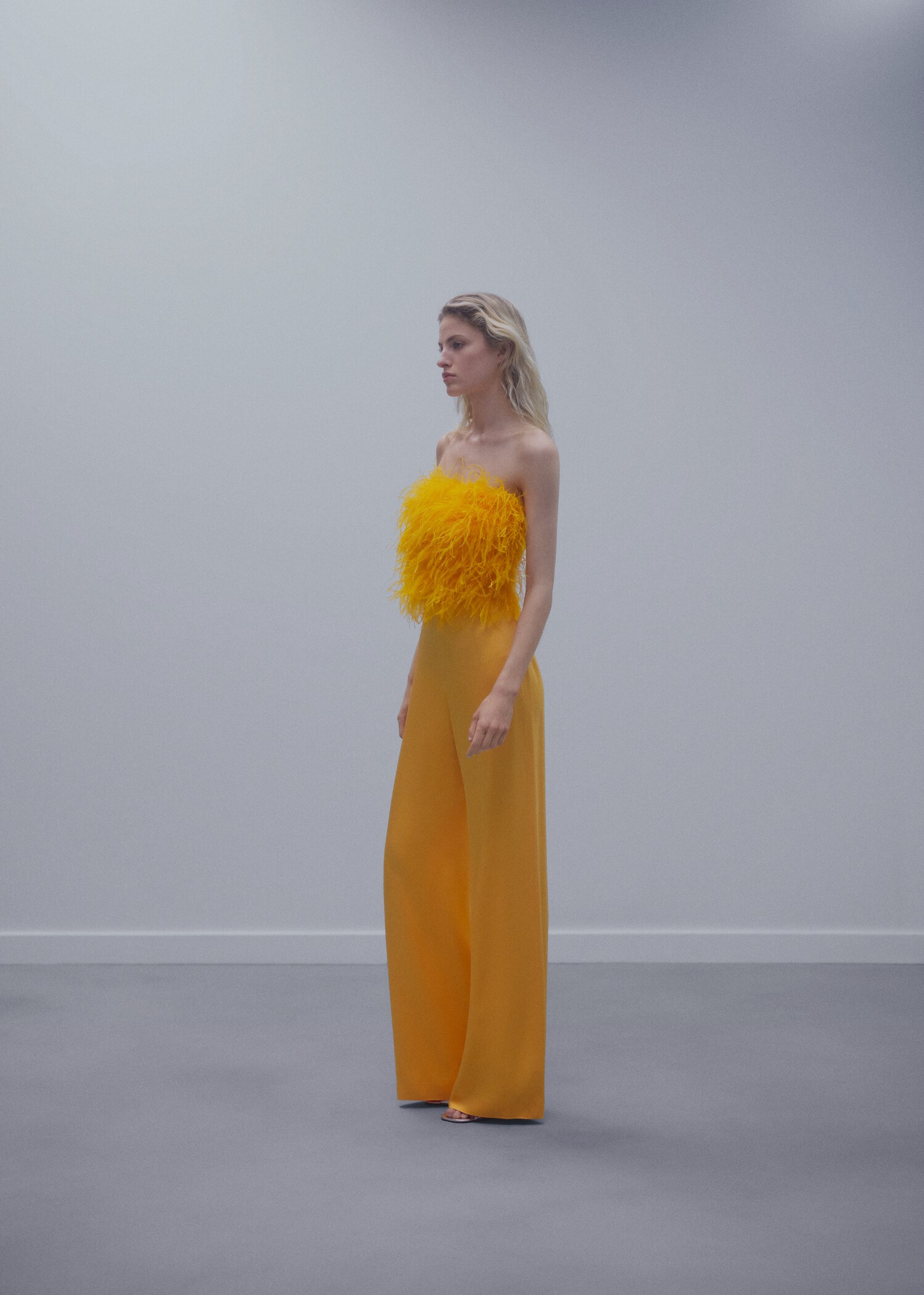 Pantalon palazzo satiné - Détail de l'article 1