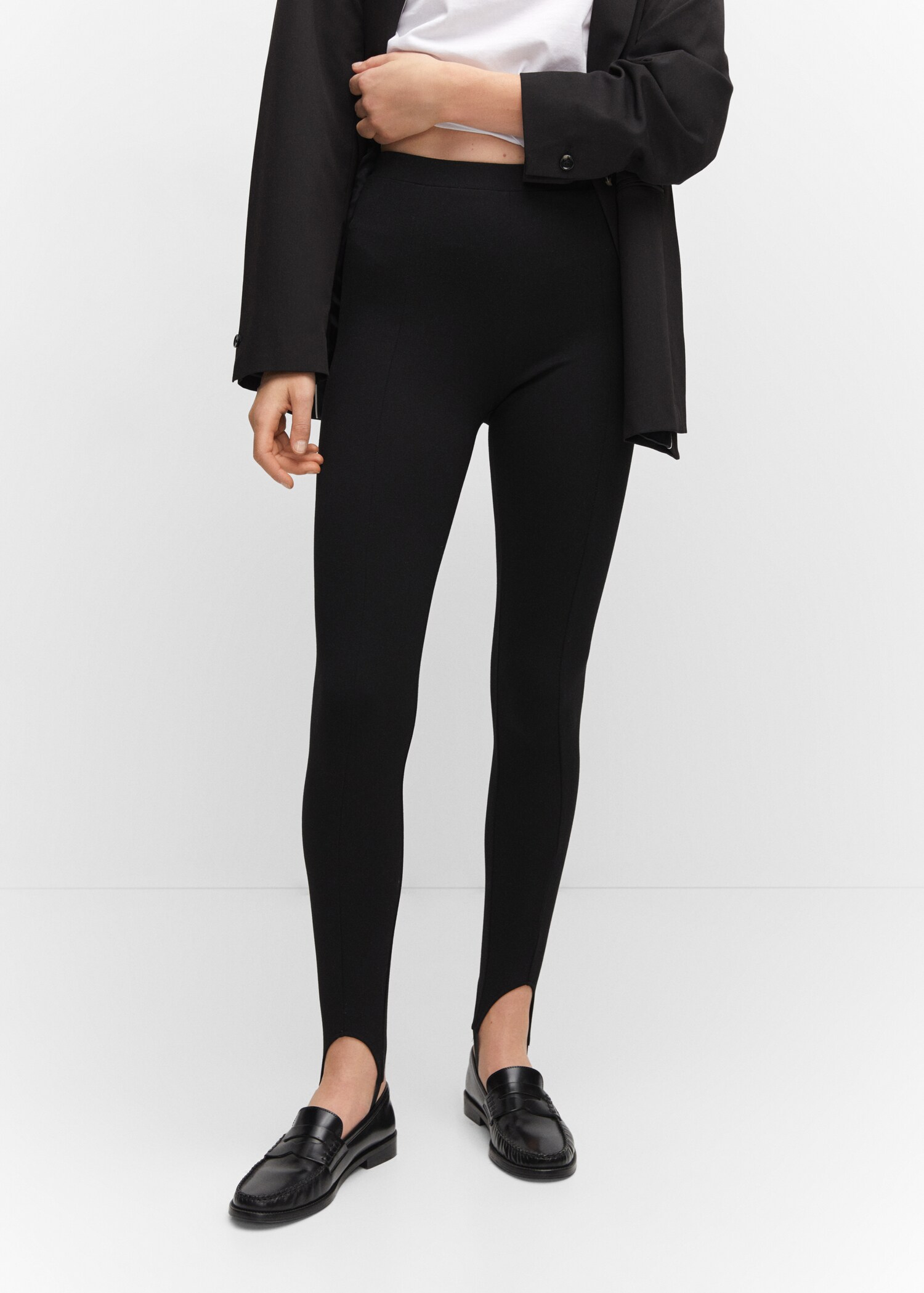 Leggings fuseau costura - Plano medio