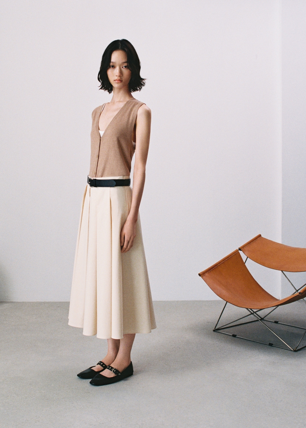 Pleated midi skirt Women MANGO Montenegro