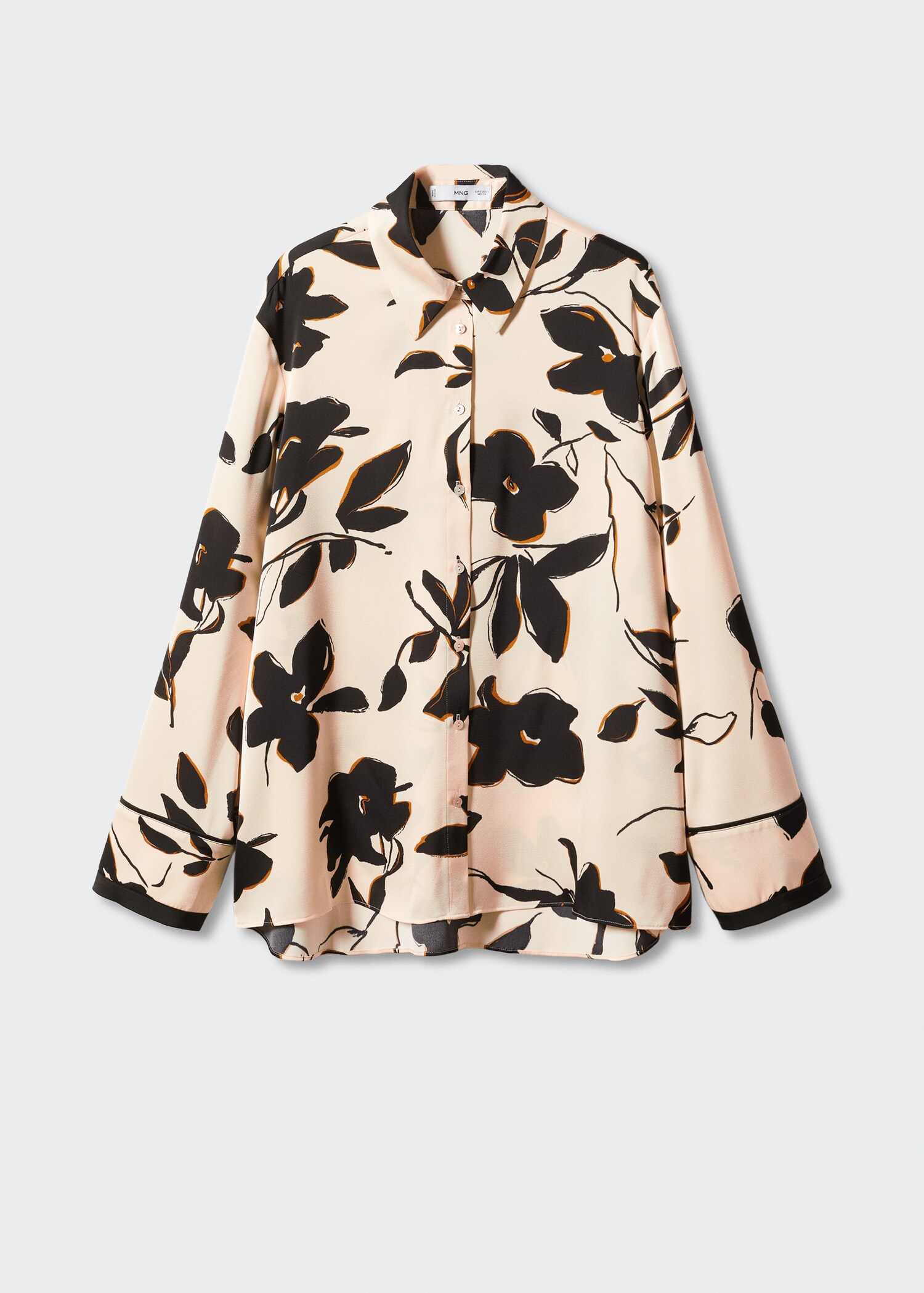 Camisa satinada estampada - Artículo sin modelo