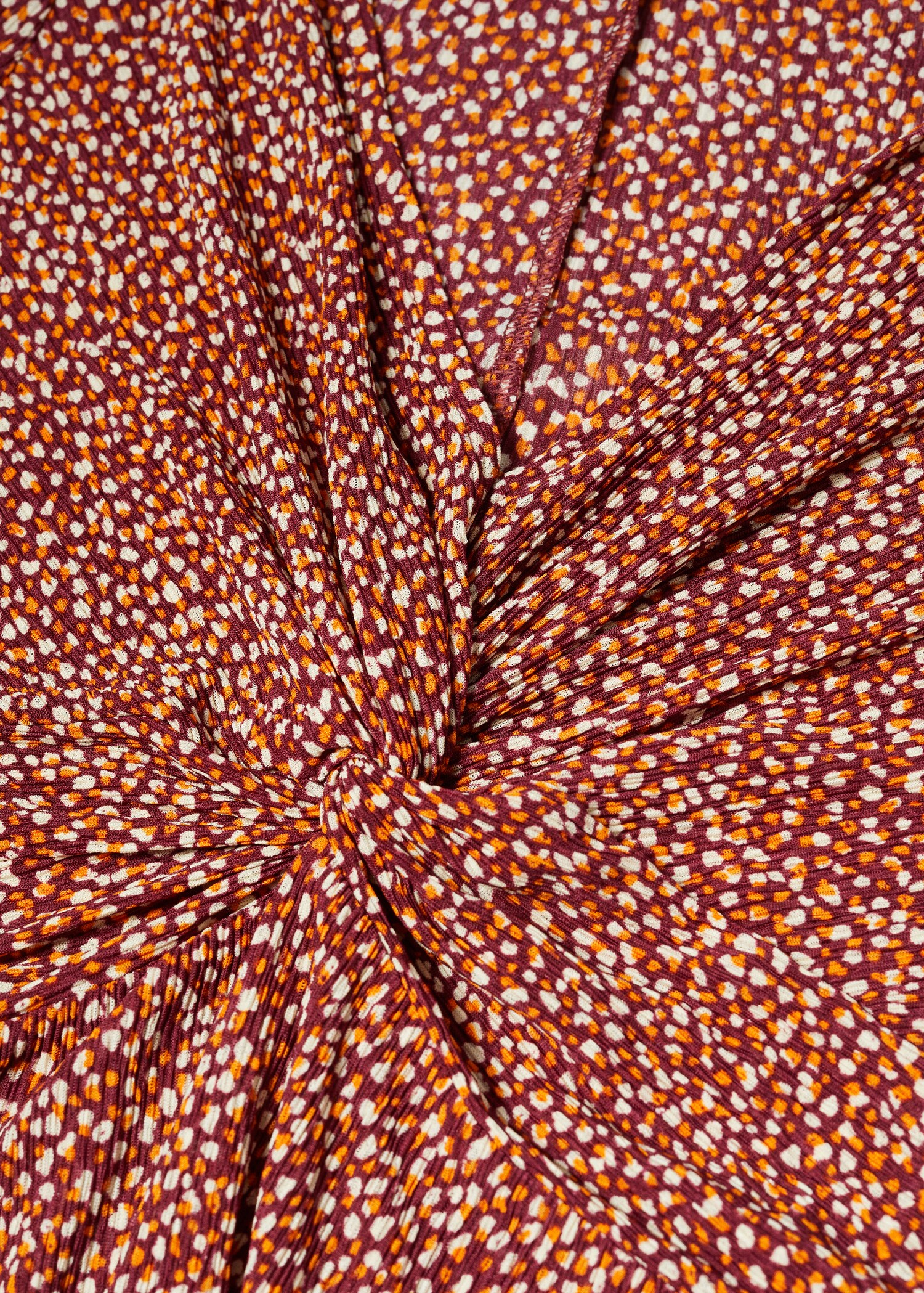 Knot detail printed blouse - Details of the article 8