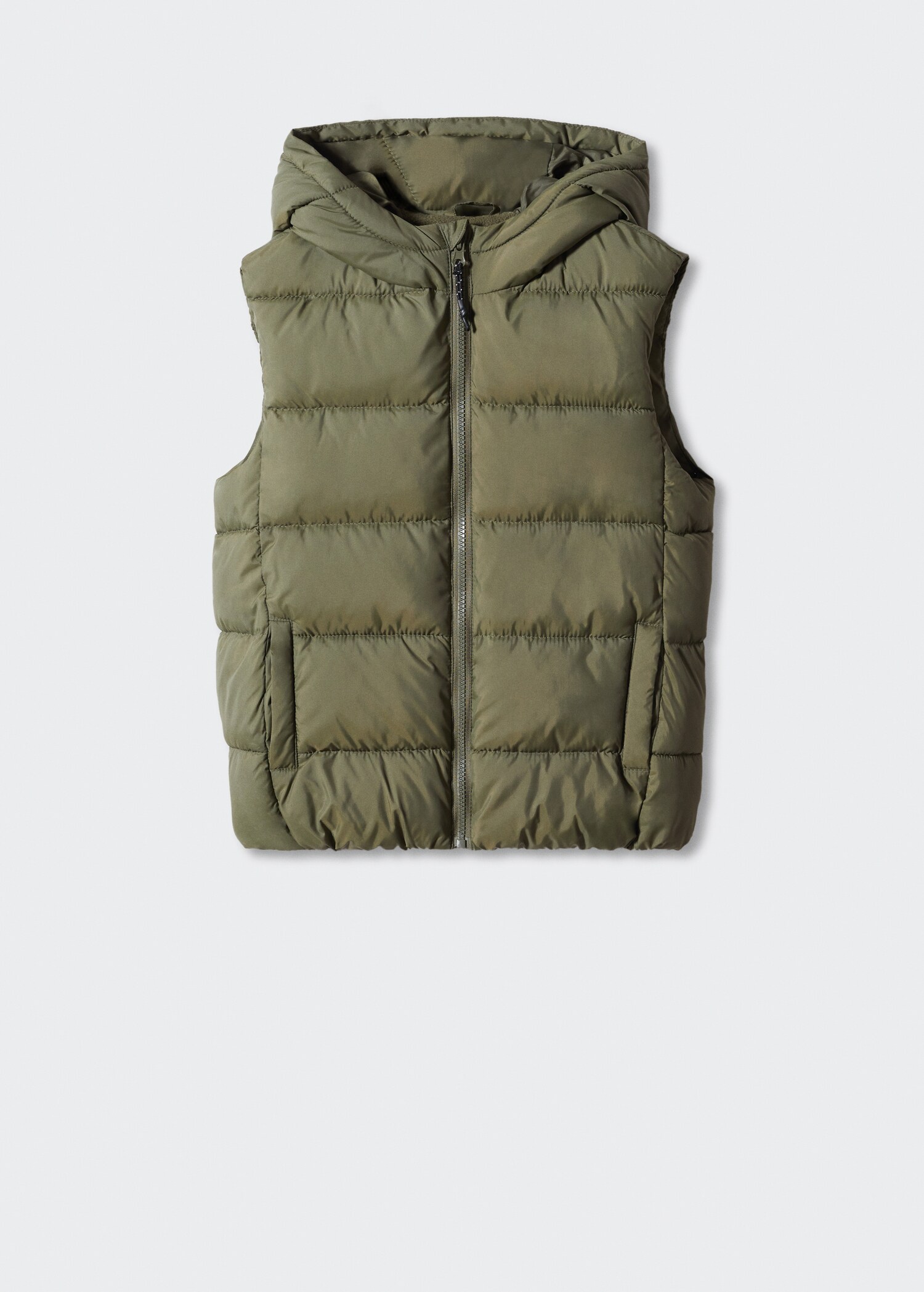 Padded fleece gilet - Article without model