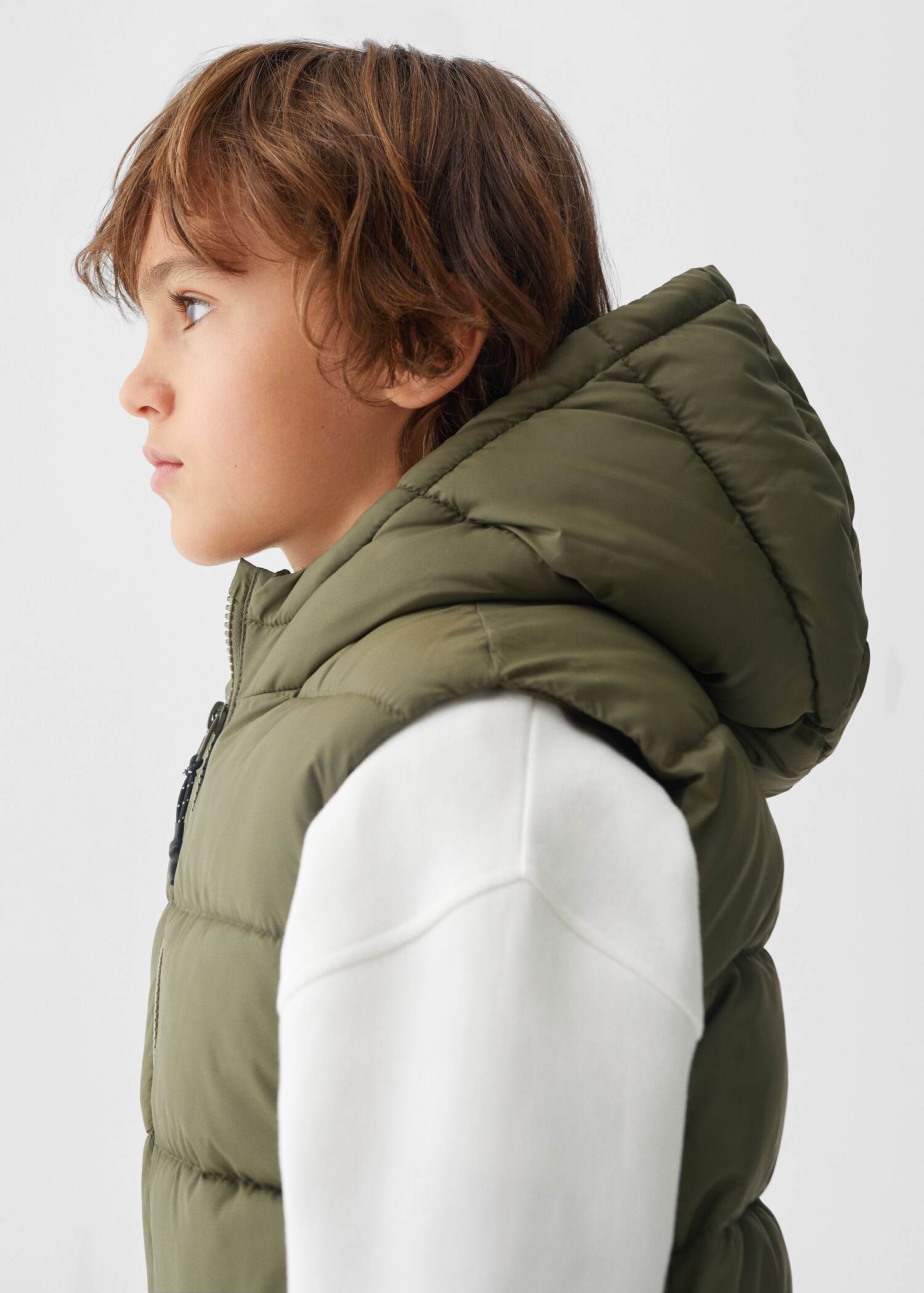 Padded fleece gilet - Details of the article 1