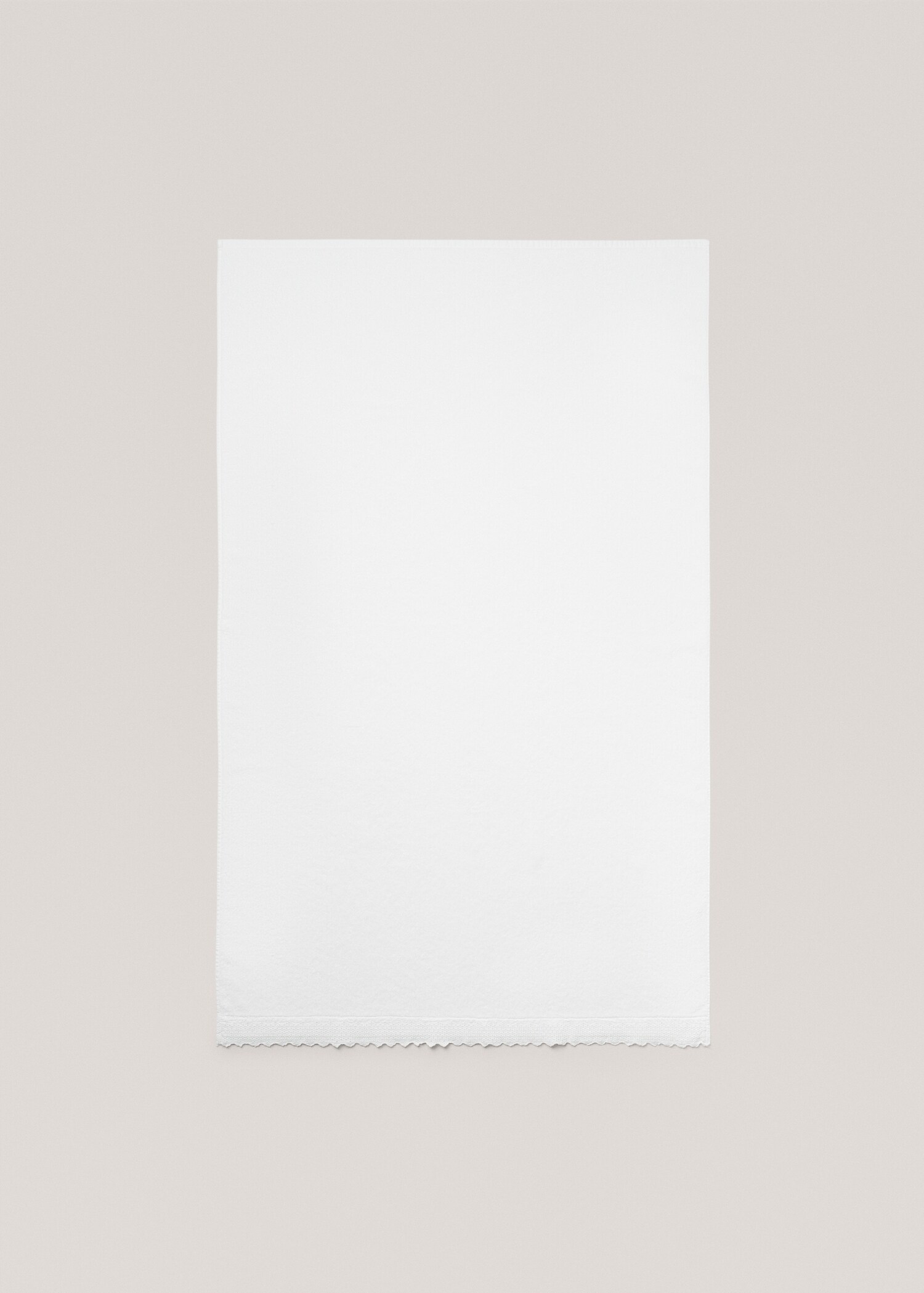 Serviette de toilette liseré brodé 50x90 cm - Détail de l'article 3