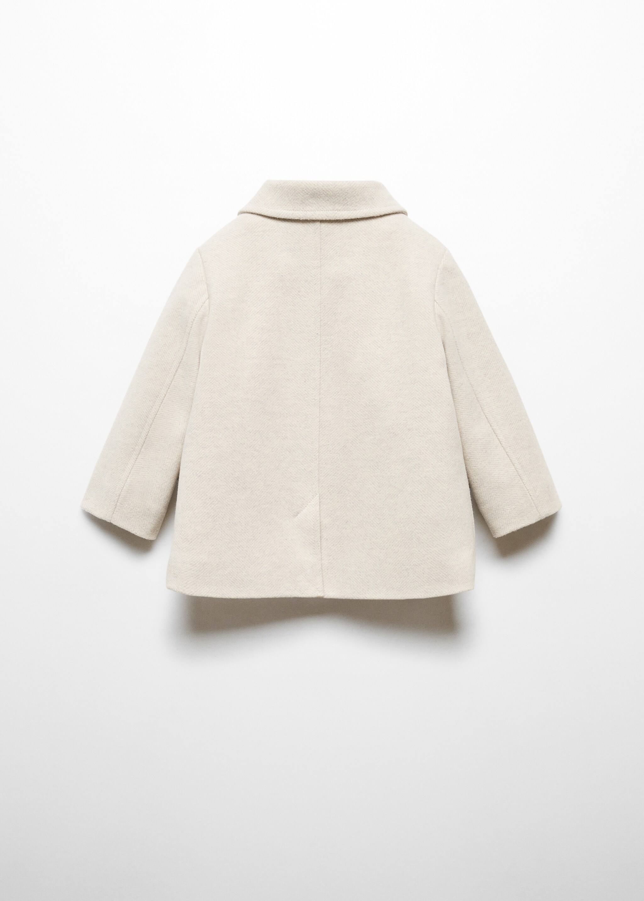 Camp-collar coat - Reverse of the article