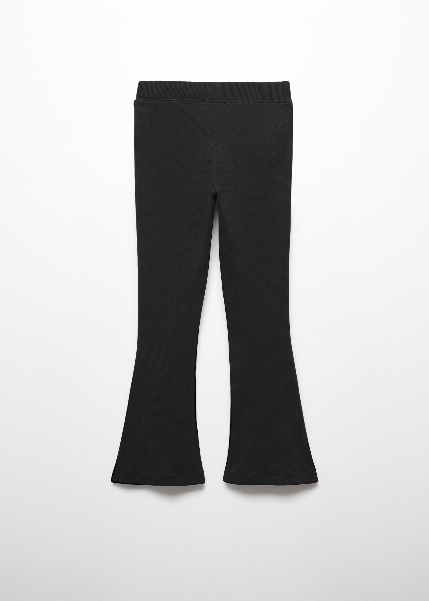 Flared knitted leggings - Reverse of the article