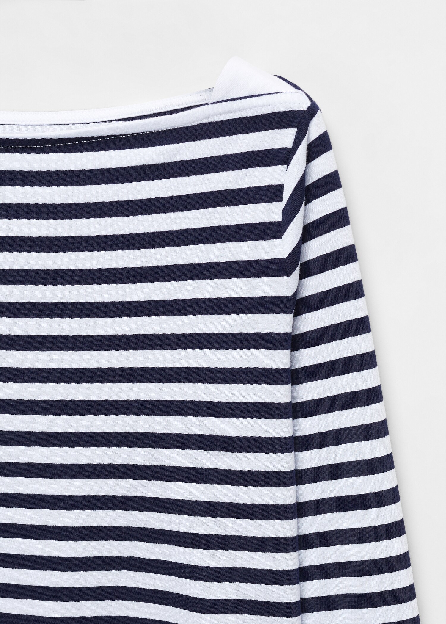 T-shirt i bomull båtringning - Detaljer om artikeln 8