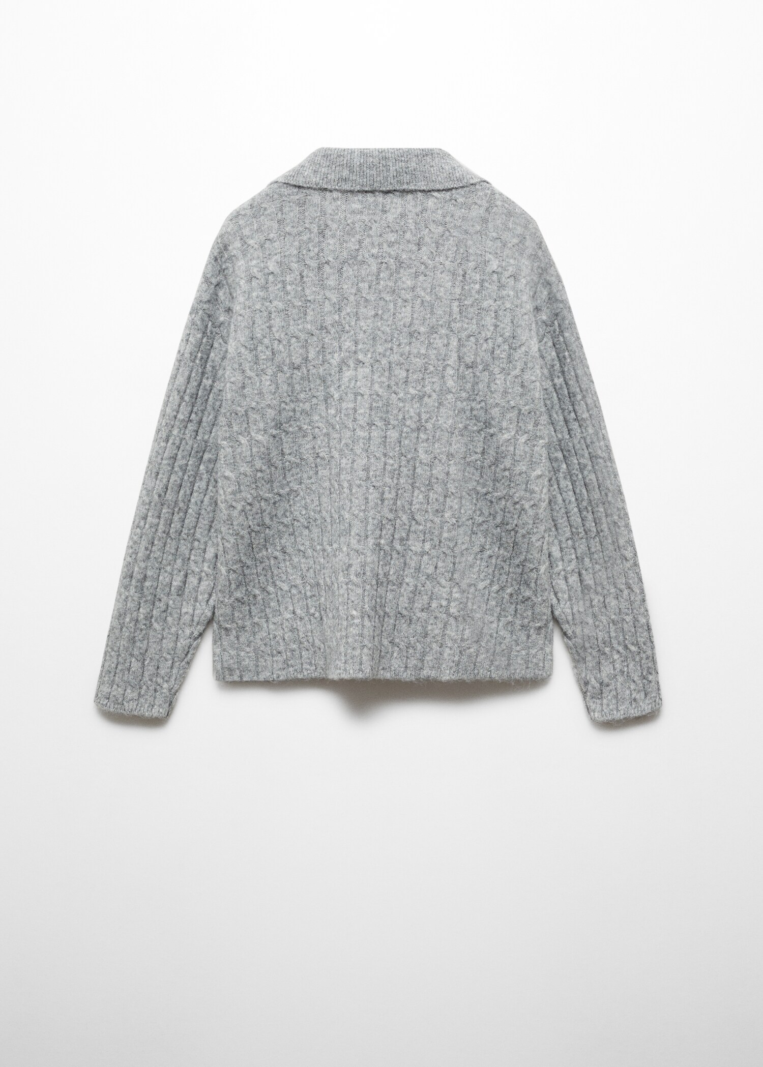 Jersey punto cuello polo - Reverso del artículo