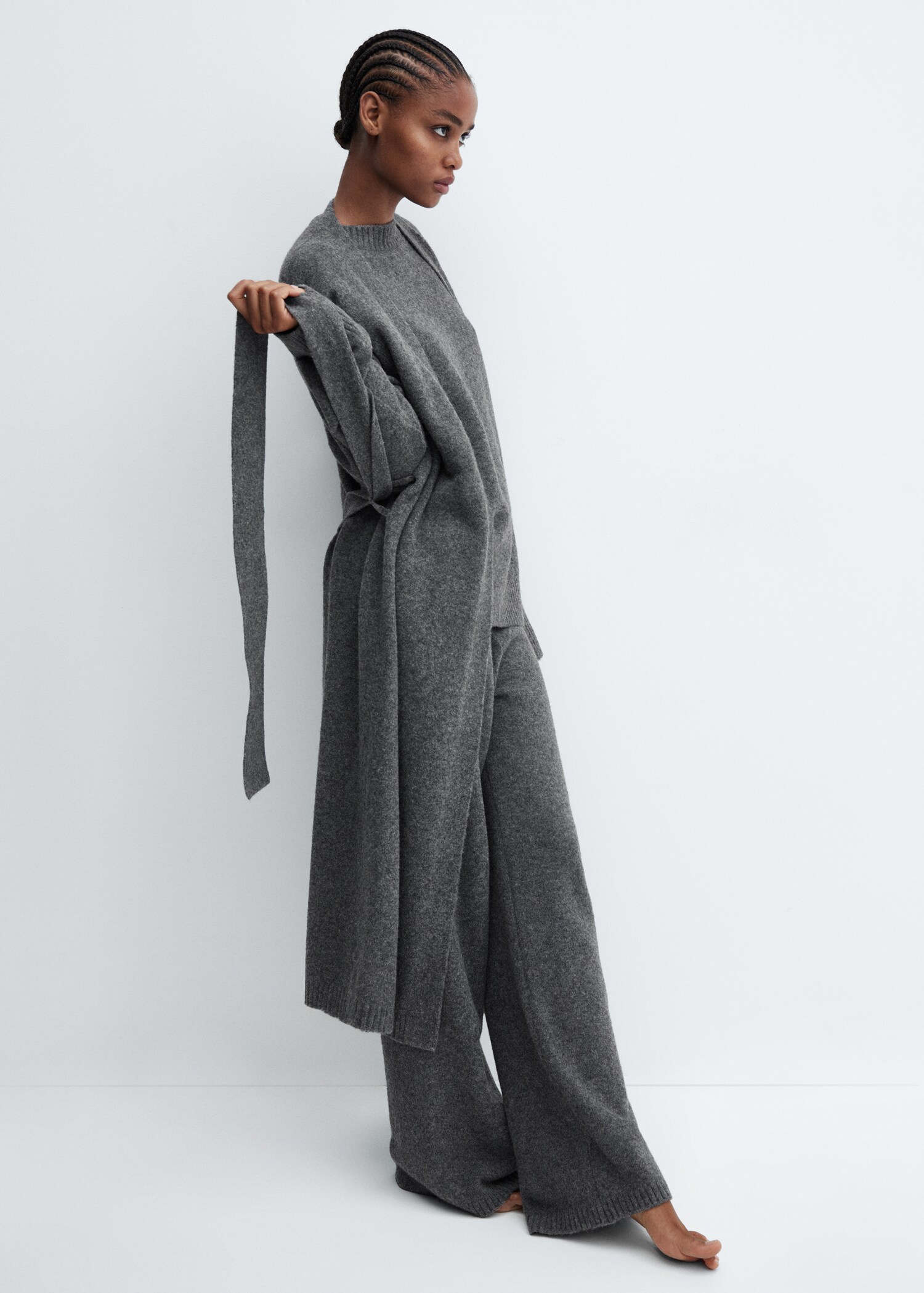 Oversize knit cardigan - Details of the article 2