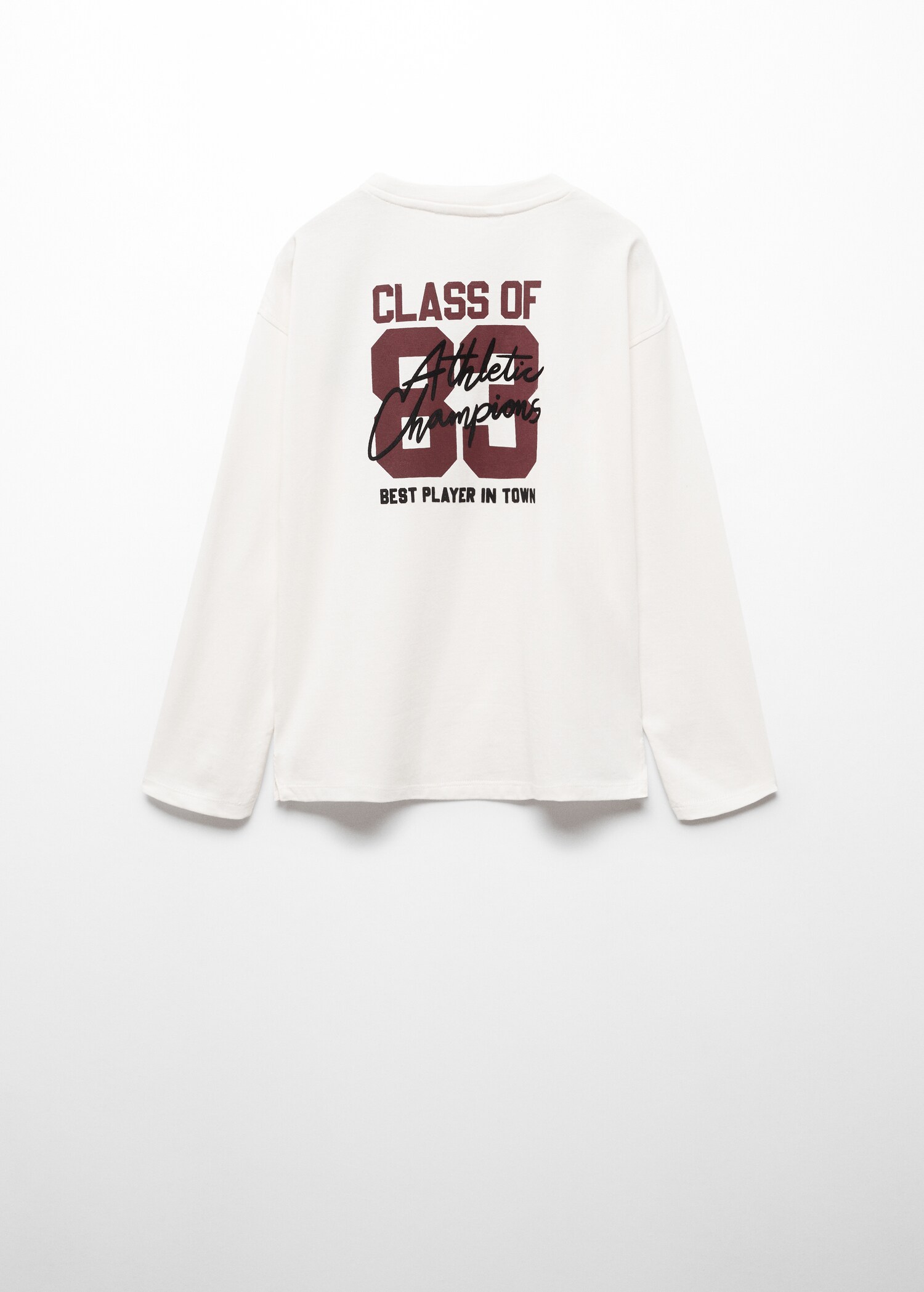 Camiseta manga larga estampada - Reverso del artículo
