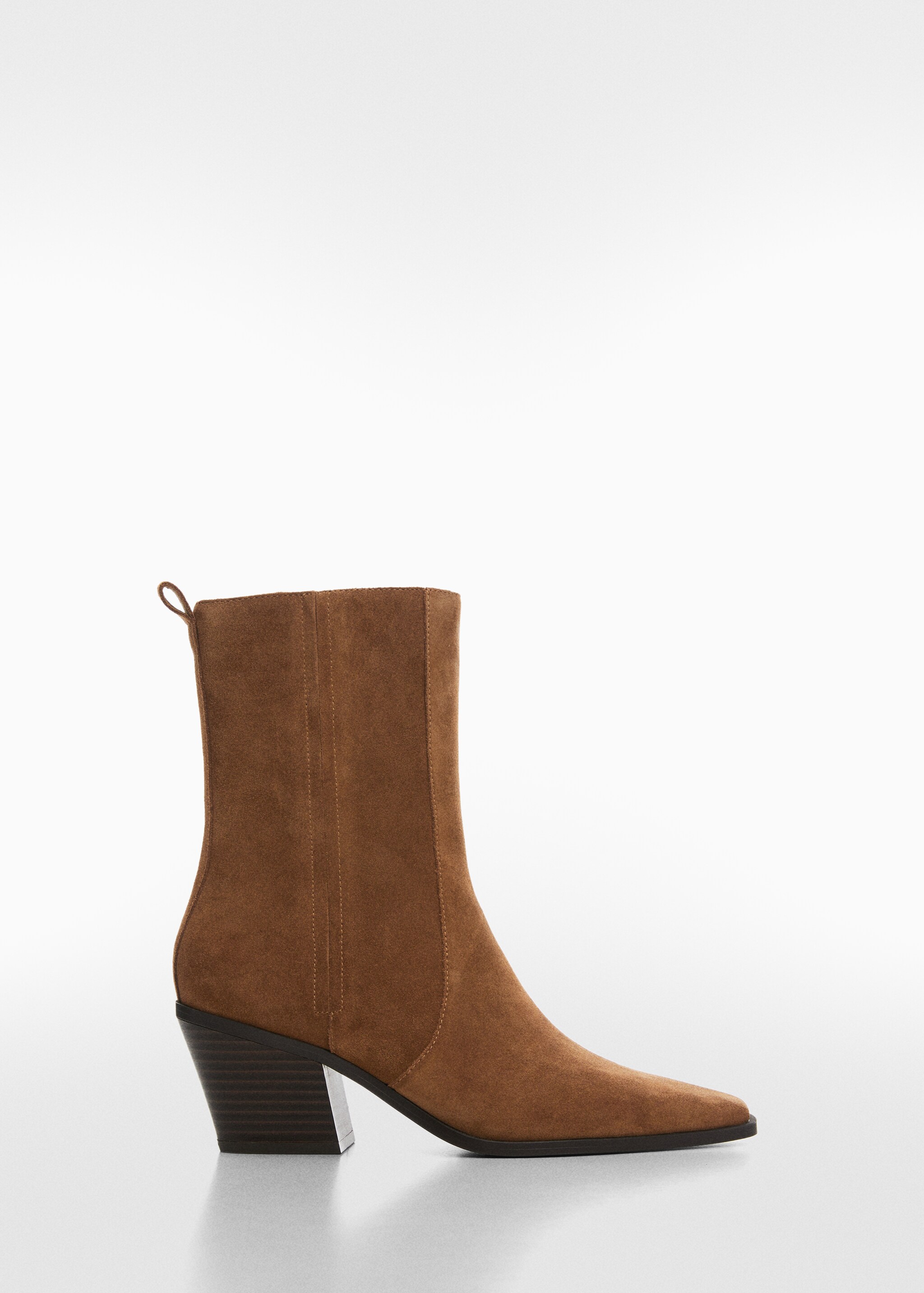 Heel suede ankle boot - Article without model