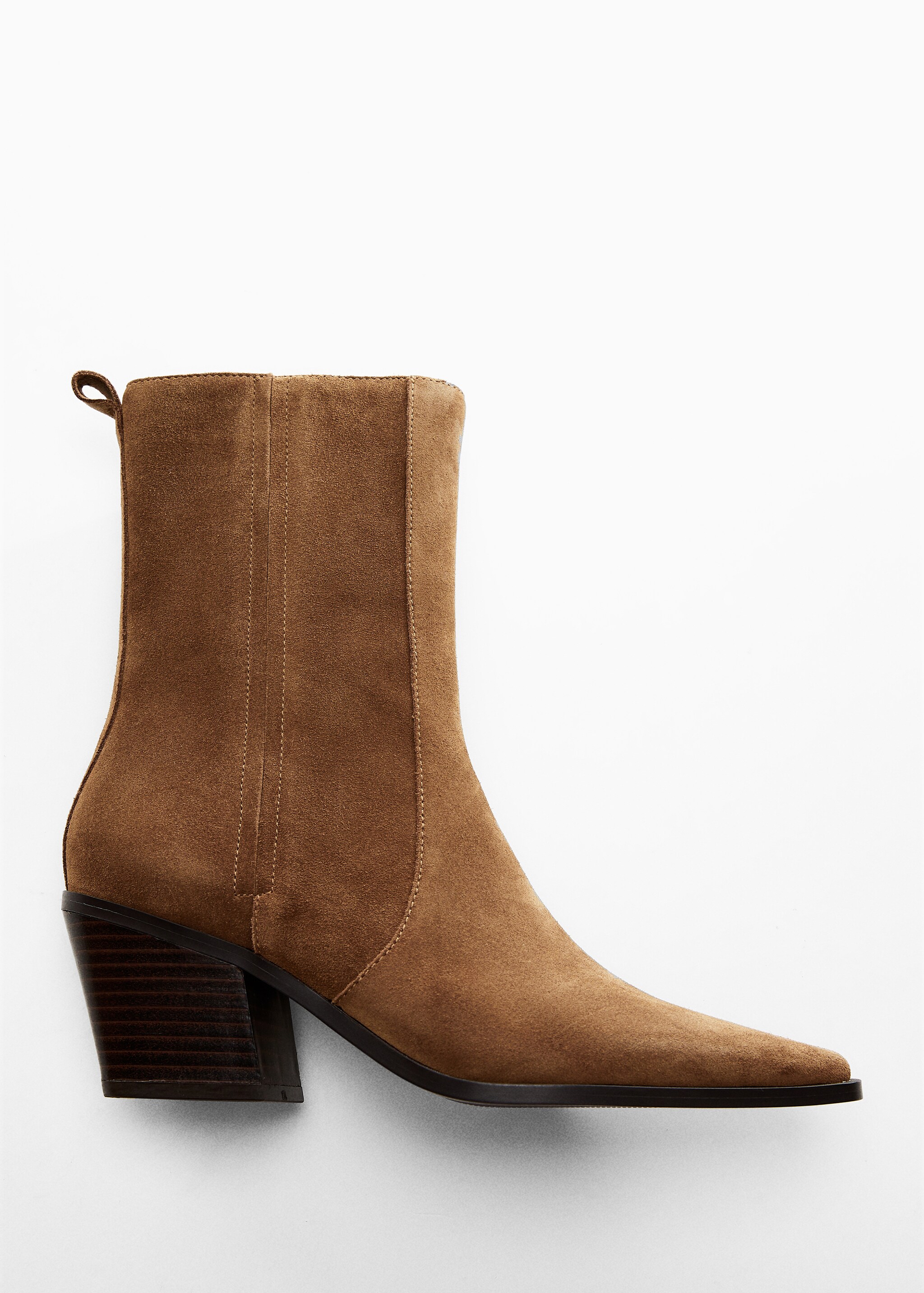 Heel suede ankle boot - Details of the article 5