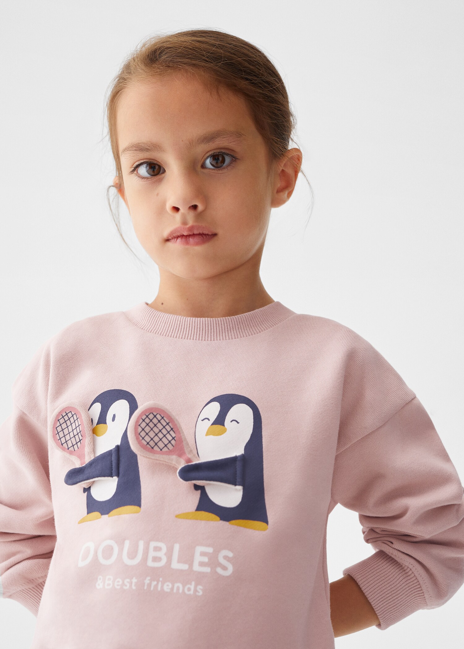 Sudadera estampada relieve - Detalle del artículo 1
