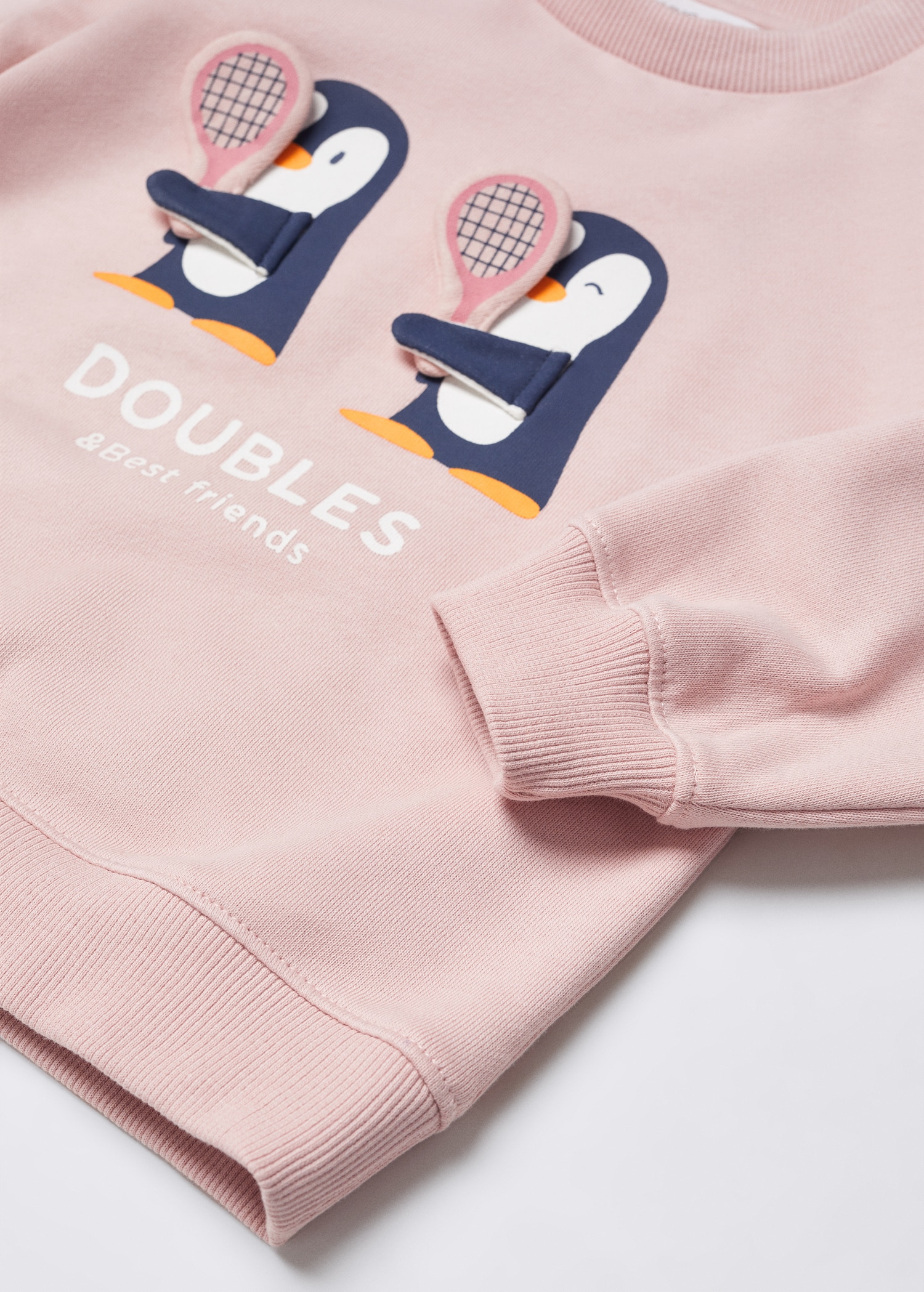 Sudadera estampada relieve - Detalle del artículo 8