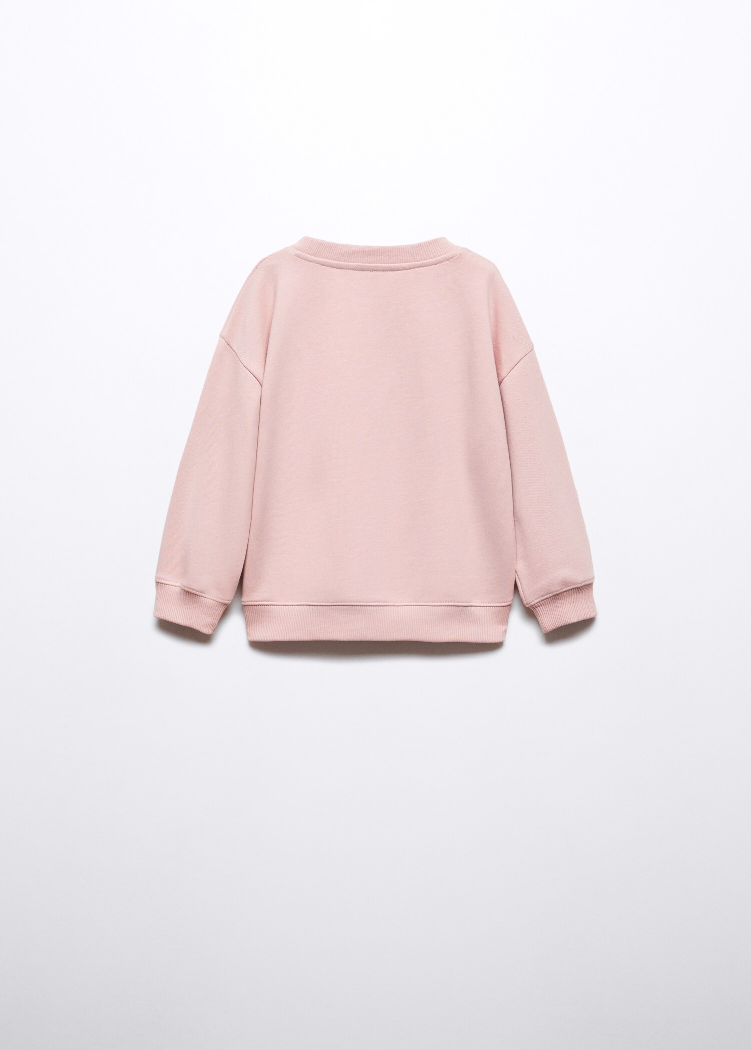 Sudadera estampada relieve - Reverso del artículo