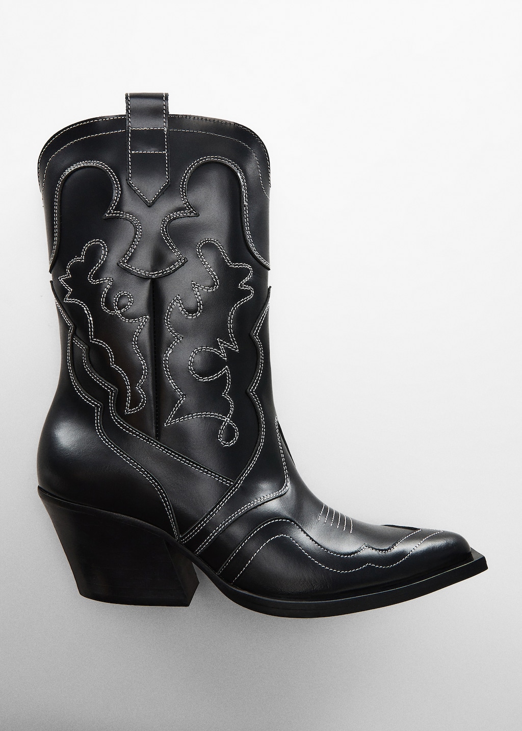 Mango western ankle boots on sale