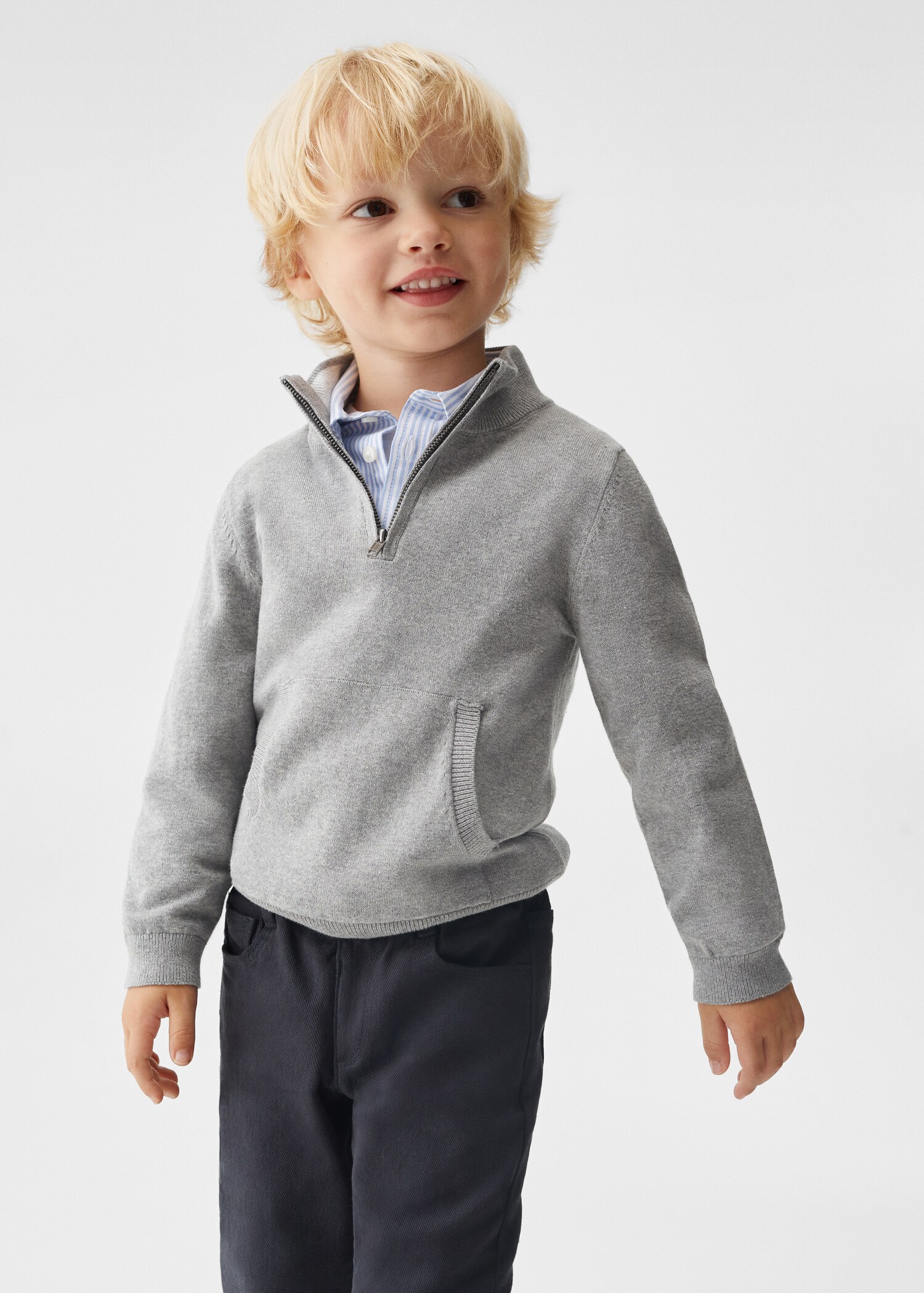 Jersey punto cremalleras - Plano medio