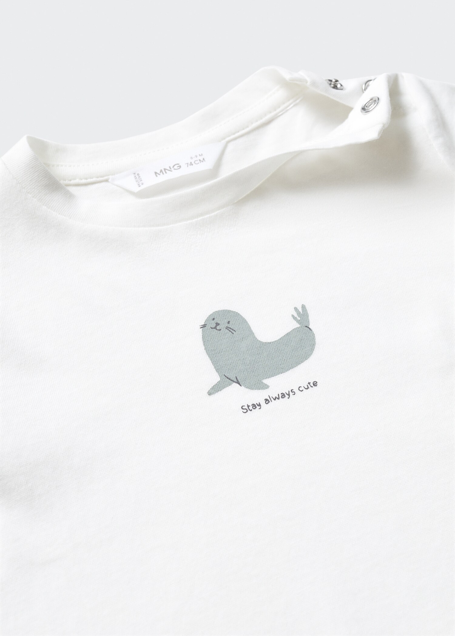 Camiseta manga larga estampada - Detalle del artículo 0