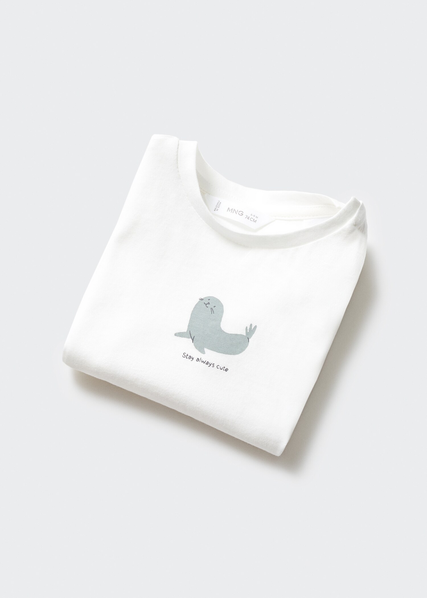 Camiseta manga larga estampada - Detalle del artículo 8