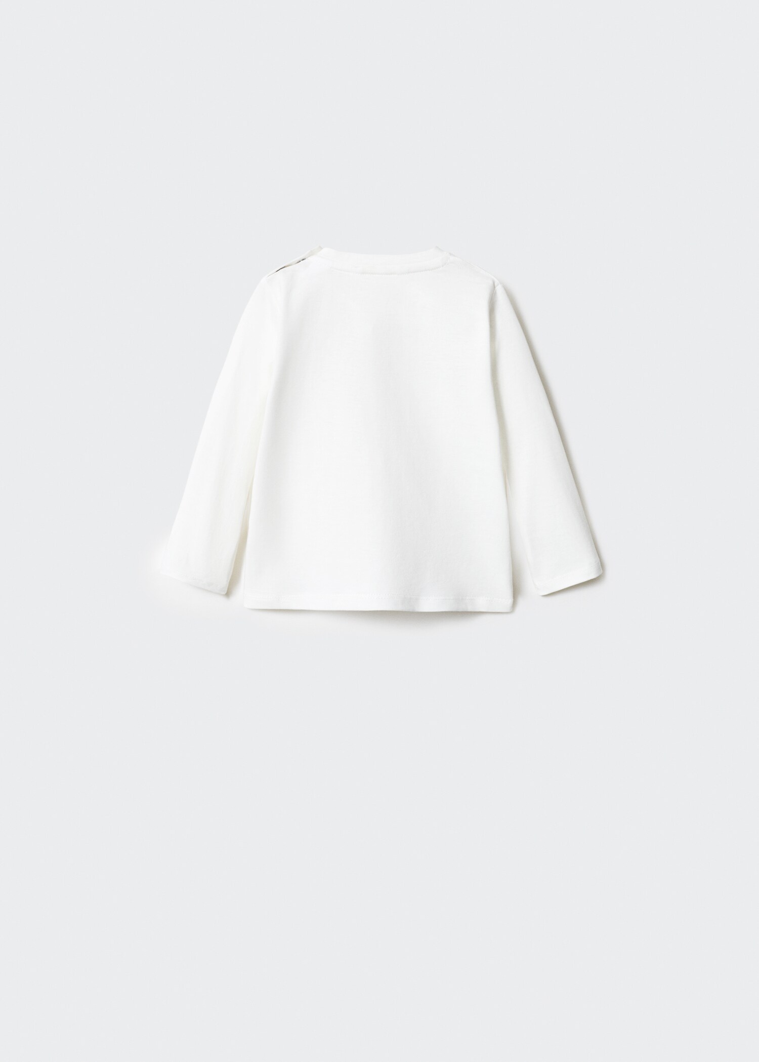 Camiseta manga larga estampada - Reverso del artículo