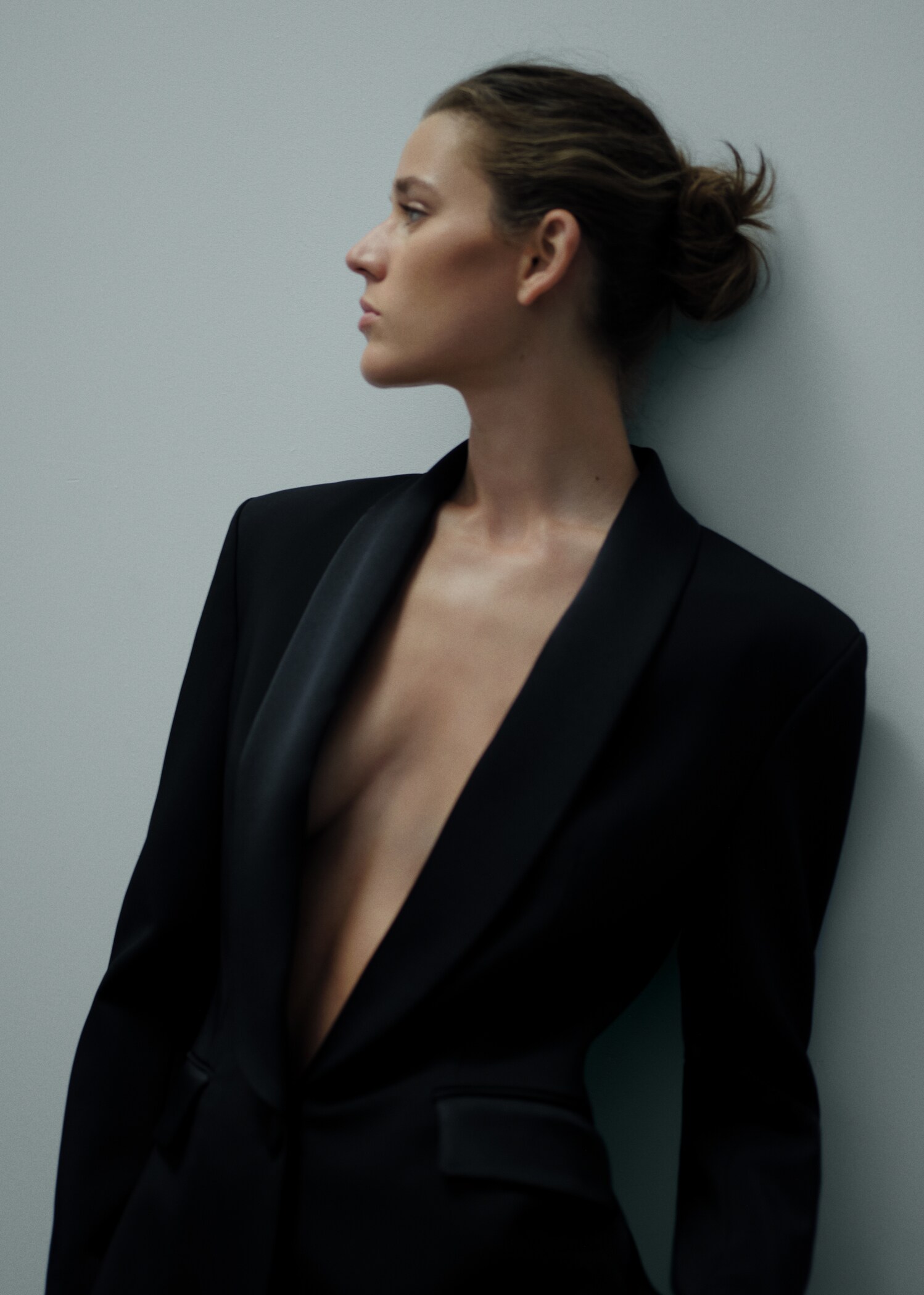 Americana traje detalles satinados - Detalle del artículo 1