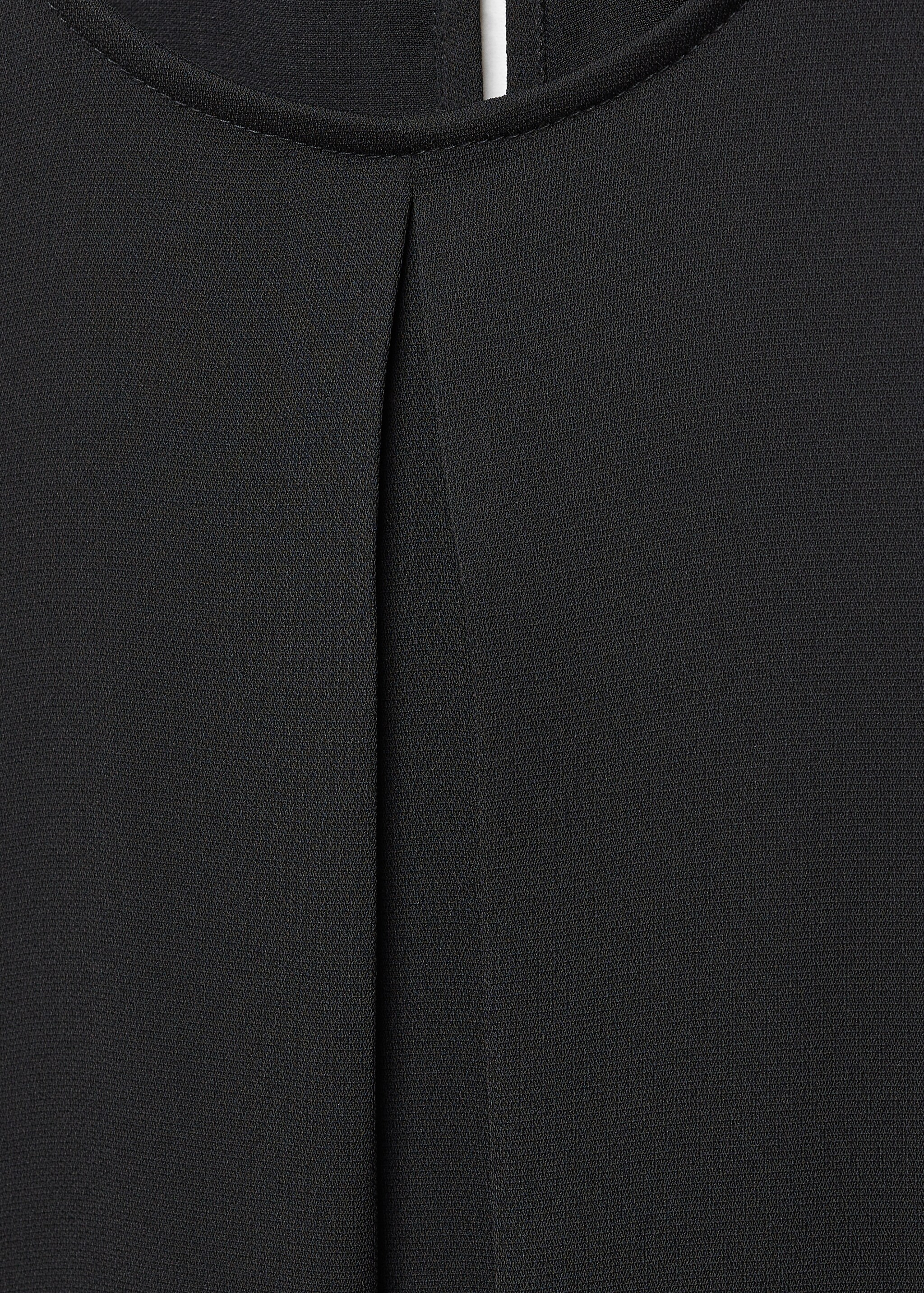 Long dress with pleat detail - Details of the article 8
