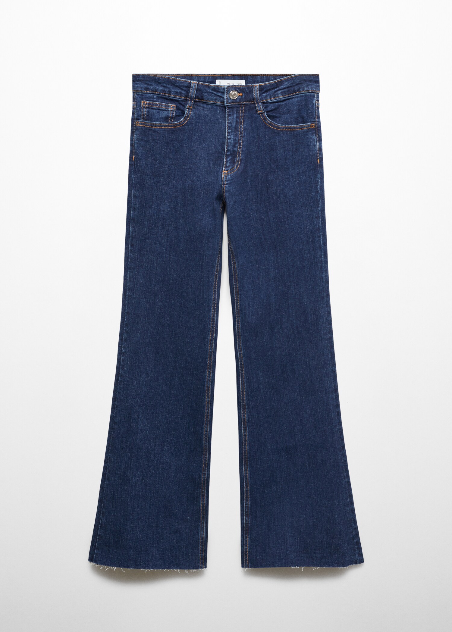 Jeans flare terminaciones deshilachadas - Artículo sin modelo