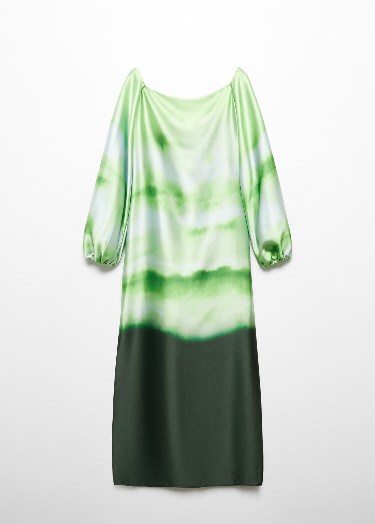 Vestido degradado hombros descubiertos - Artículo sin modelo