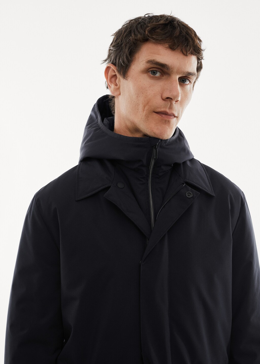 Trench à capuche homme hotsell