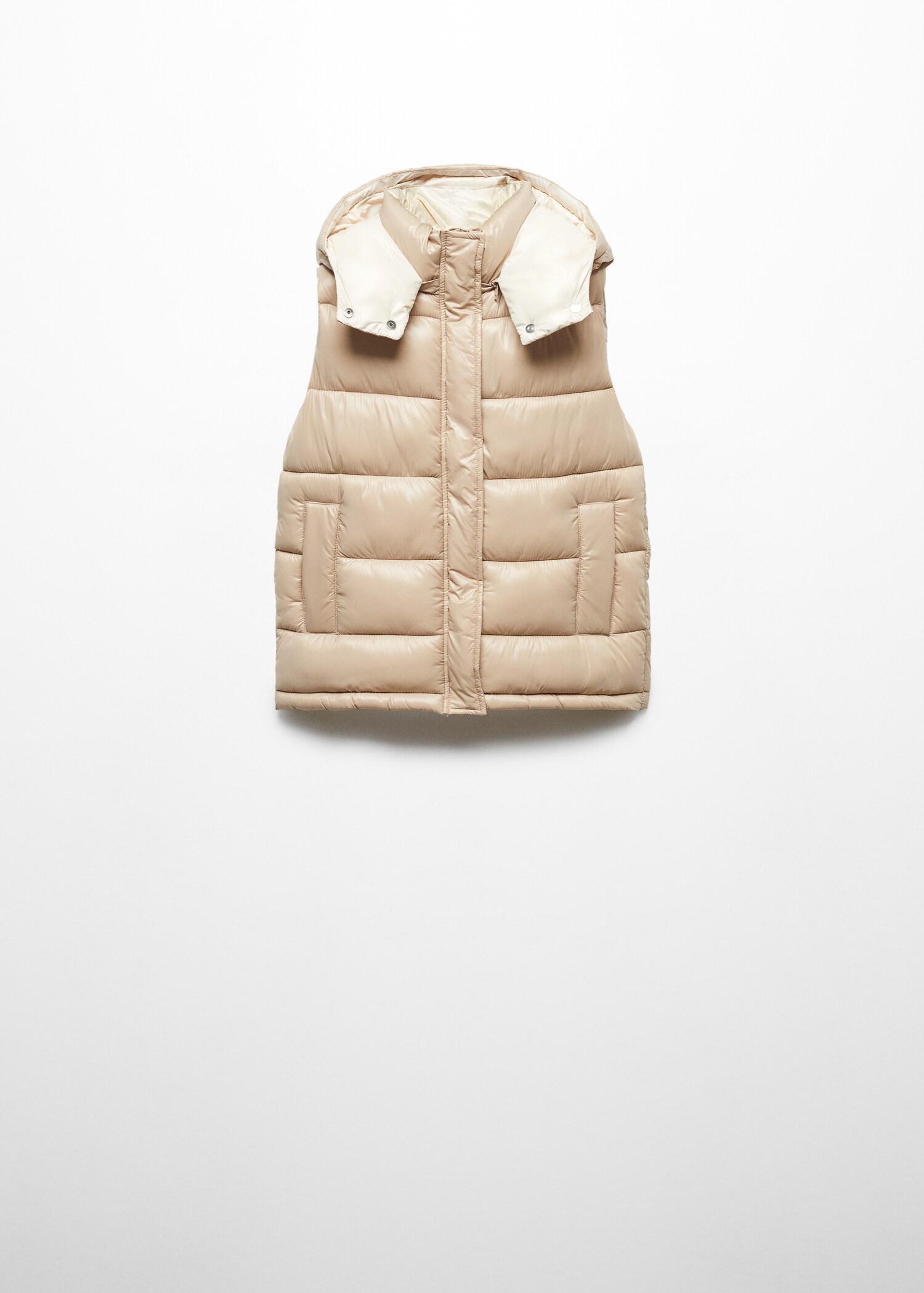 Gilet matelassé imperméable à capuche - Article sans modèle