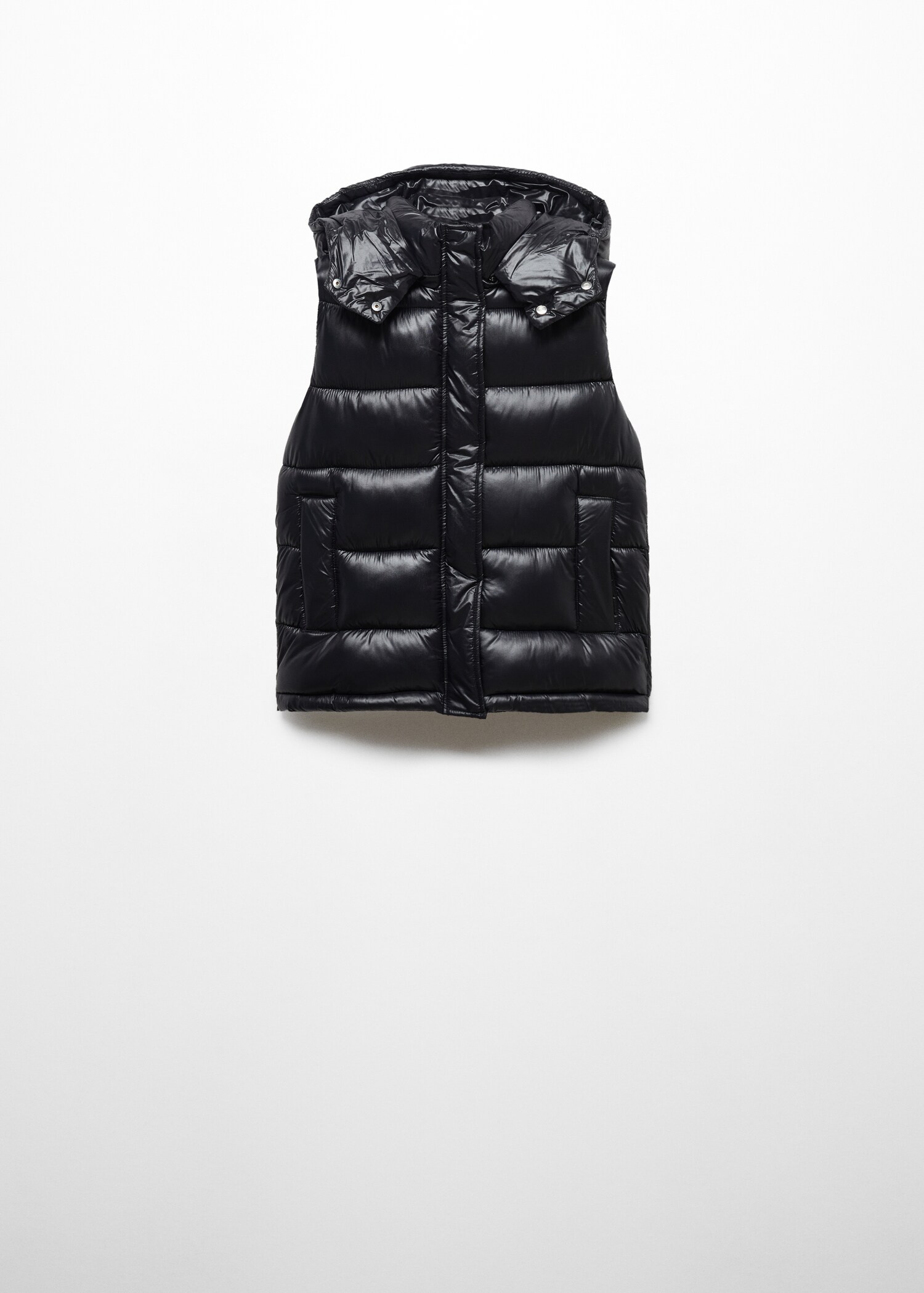 Gilet matelassé imperméable à capuche - Article sans modèle