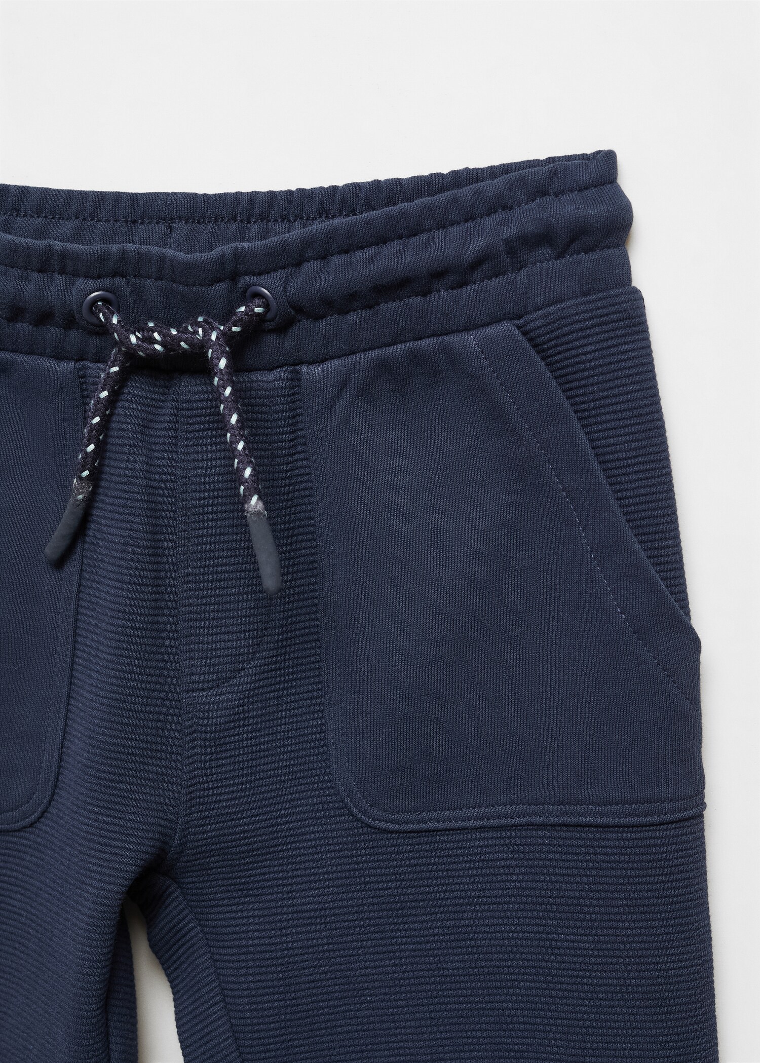 Cotton jogger-style trousers - Details of the article 8