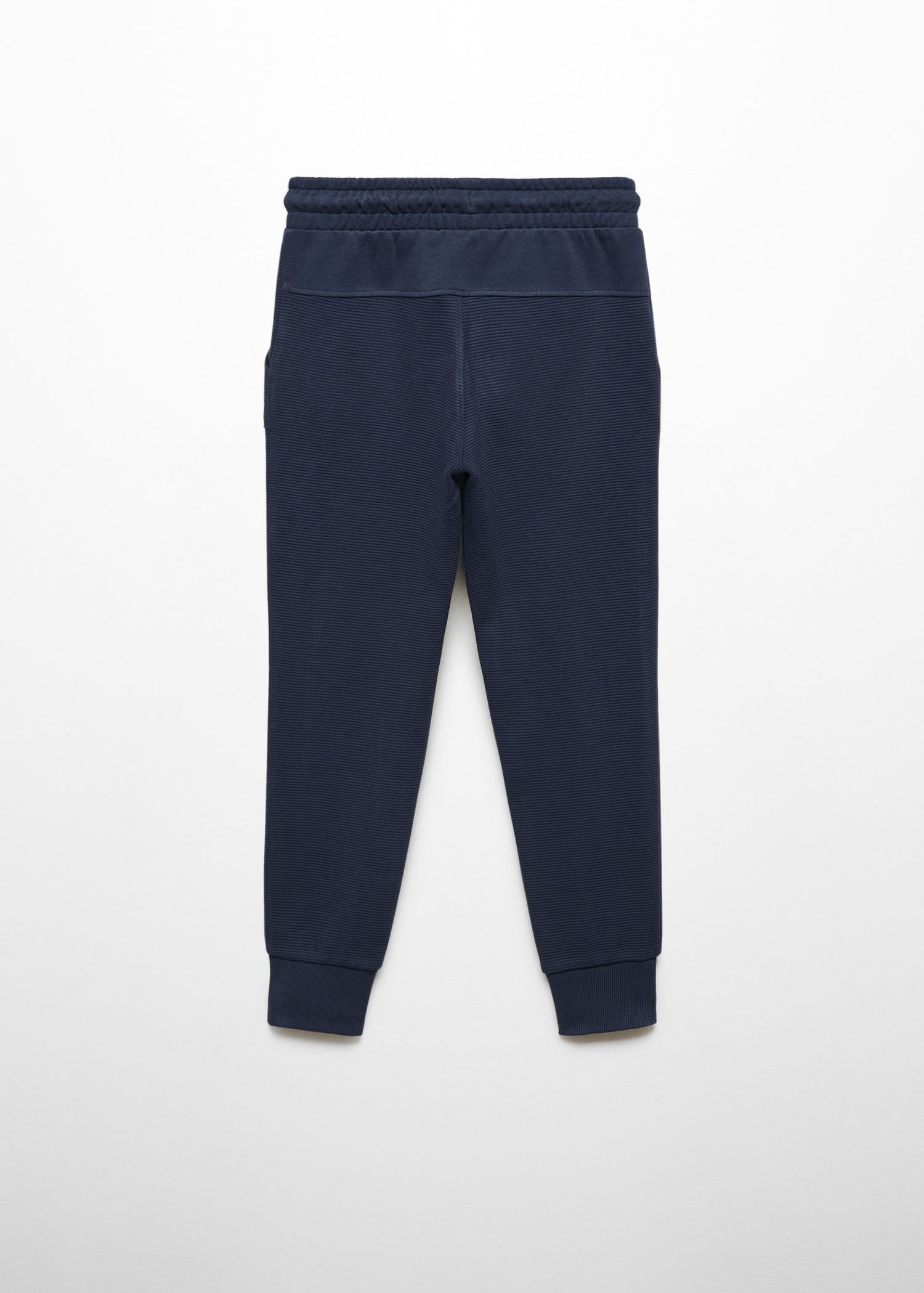 Cotton jogger-style trousers - Reverse of the article